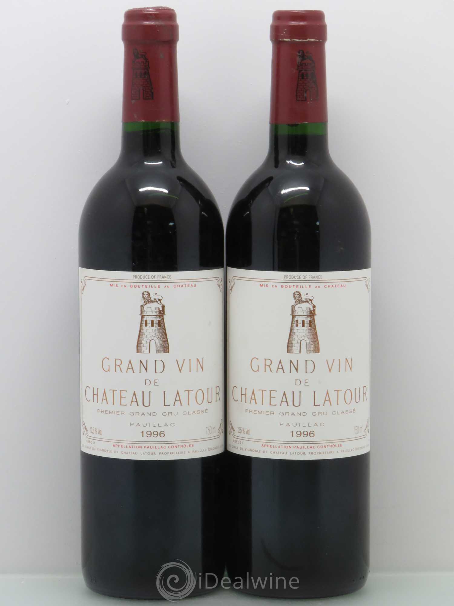 Château Latour 1er Grand Cru Classé 1996 - Lot de 5 bouteilles - 2