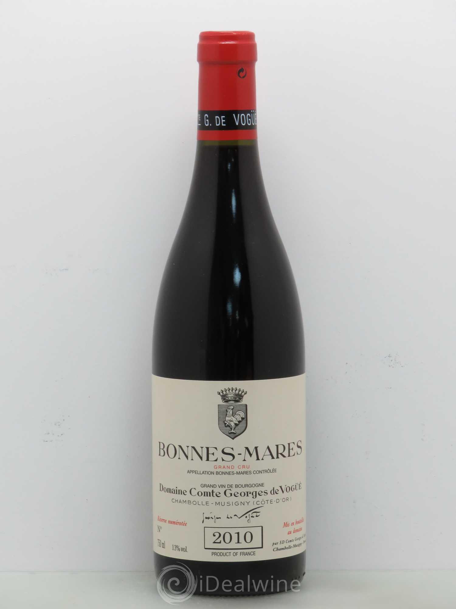 Bonnes-Mares Grand Cru Comte Georges de Vogüé 2010 - Lot de 1 bouteille - 0