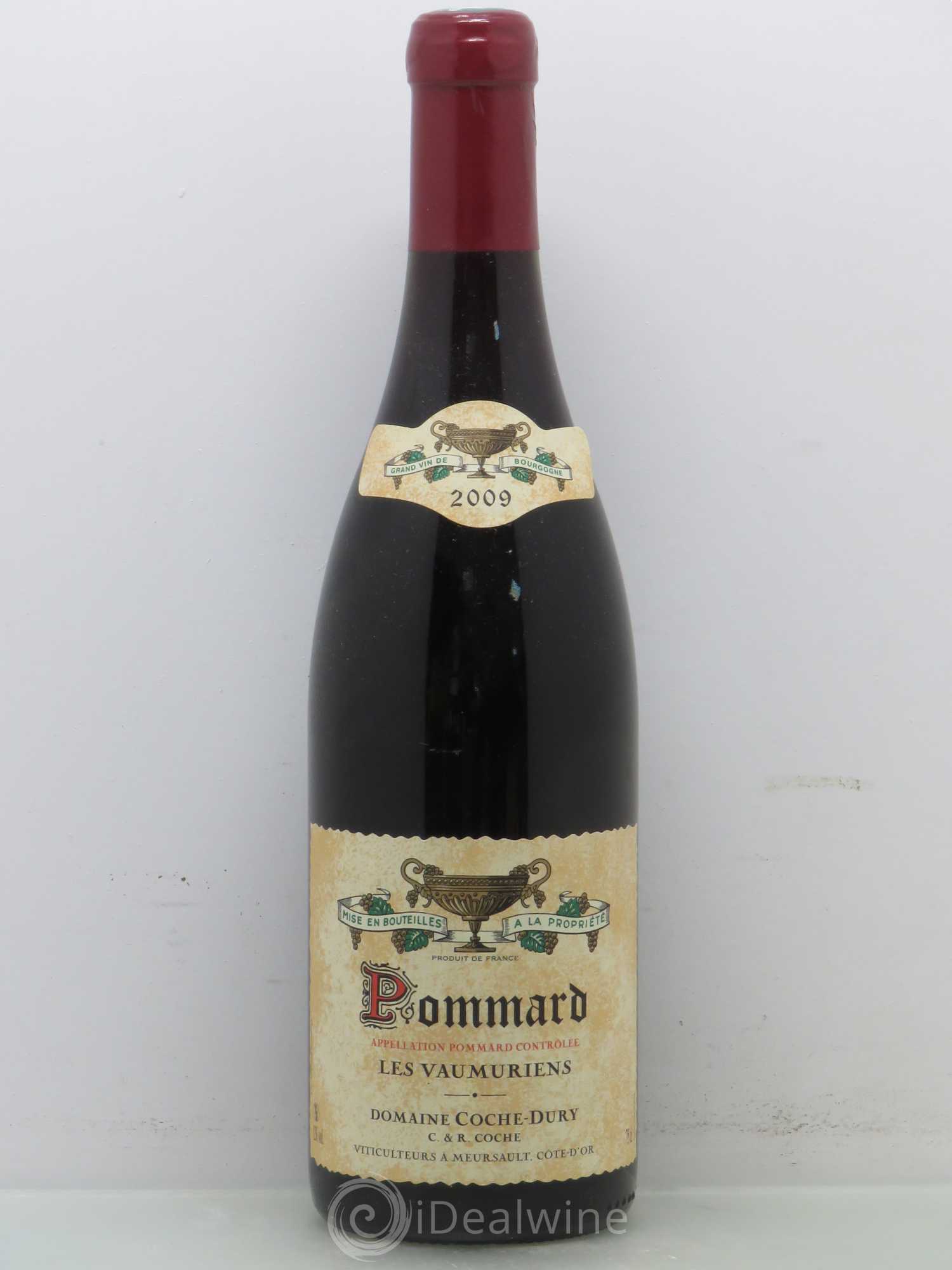 Pommard les Vaumuriens Coche Dury (Domaine) 2009 - Lot de 1 bouteille - 0