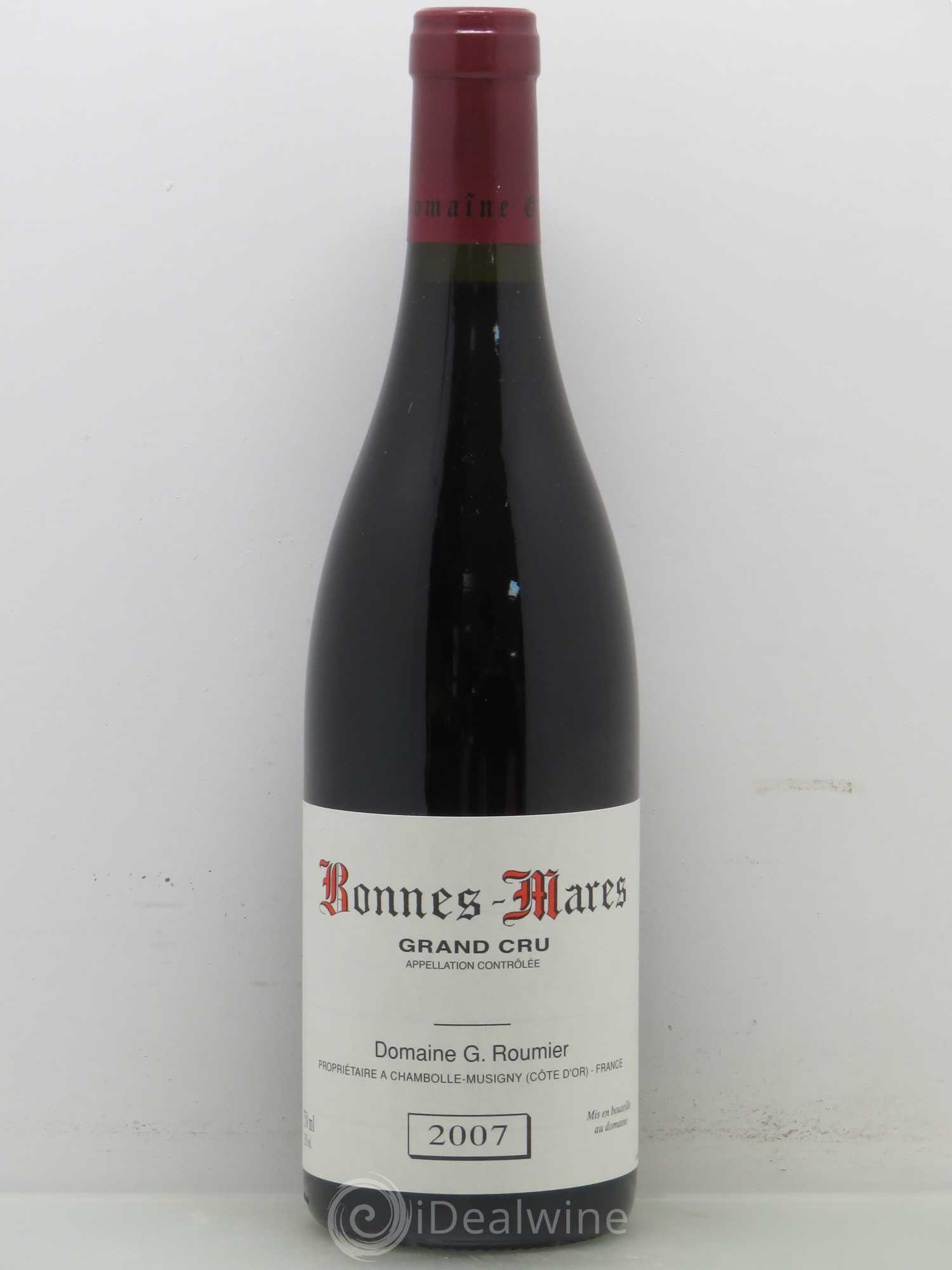 Bonnes-Mares Grand Cru Georges Roumier (Domaine) 2007 - Lot de 1 bouteille - 0