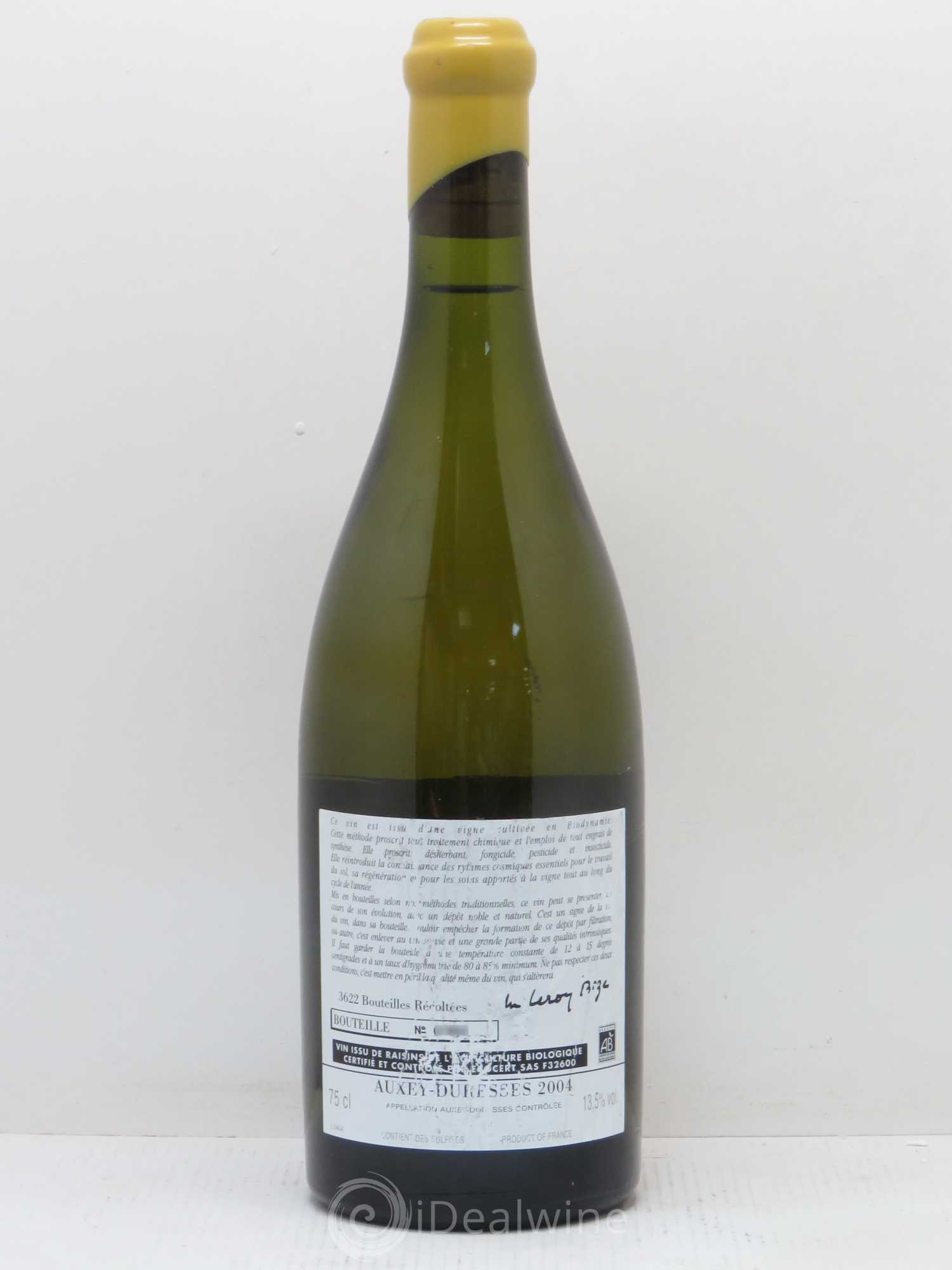 Auxey-Duresses Auvenay 2004 - Posten von 1 Flasche - 1