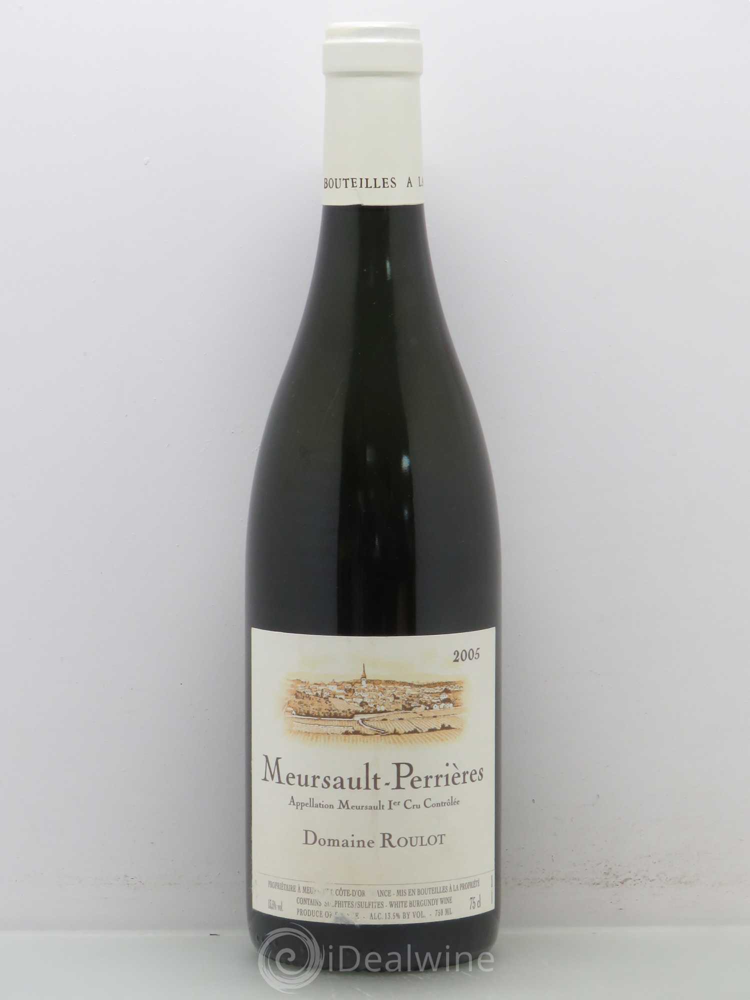 Meursault 1er Cru Perrières Roulot (Domaine) 2005 - Lot de 1 bouteille - 0