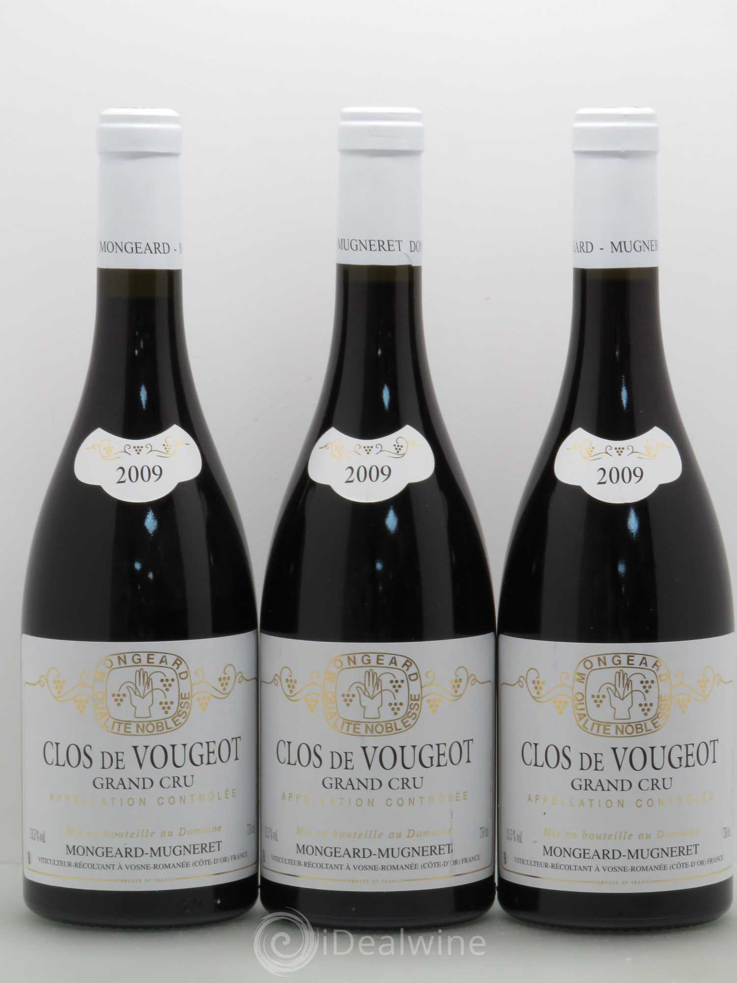 Clos de Vougeot Grand Cru Mongeard-Mugneret (Domaine) 2009 - Lot de 3 bouteilles - 0