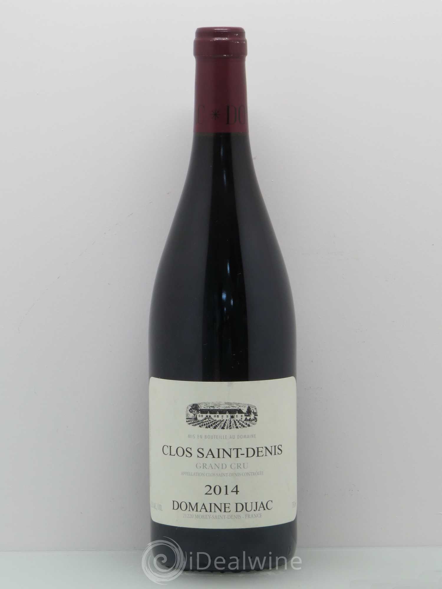 Clos Saint-Denis Grand Cru Dujac (Domaine) 2014 - Lot de 1 bouteille - 0