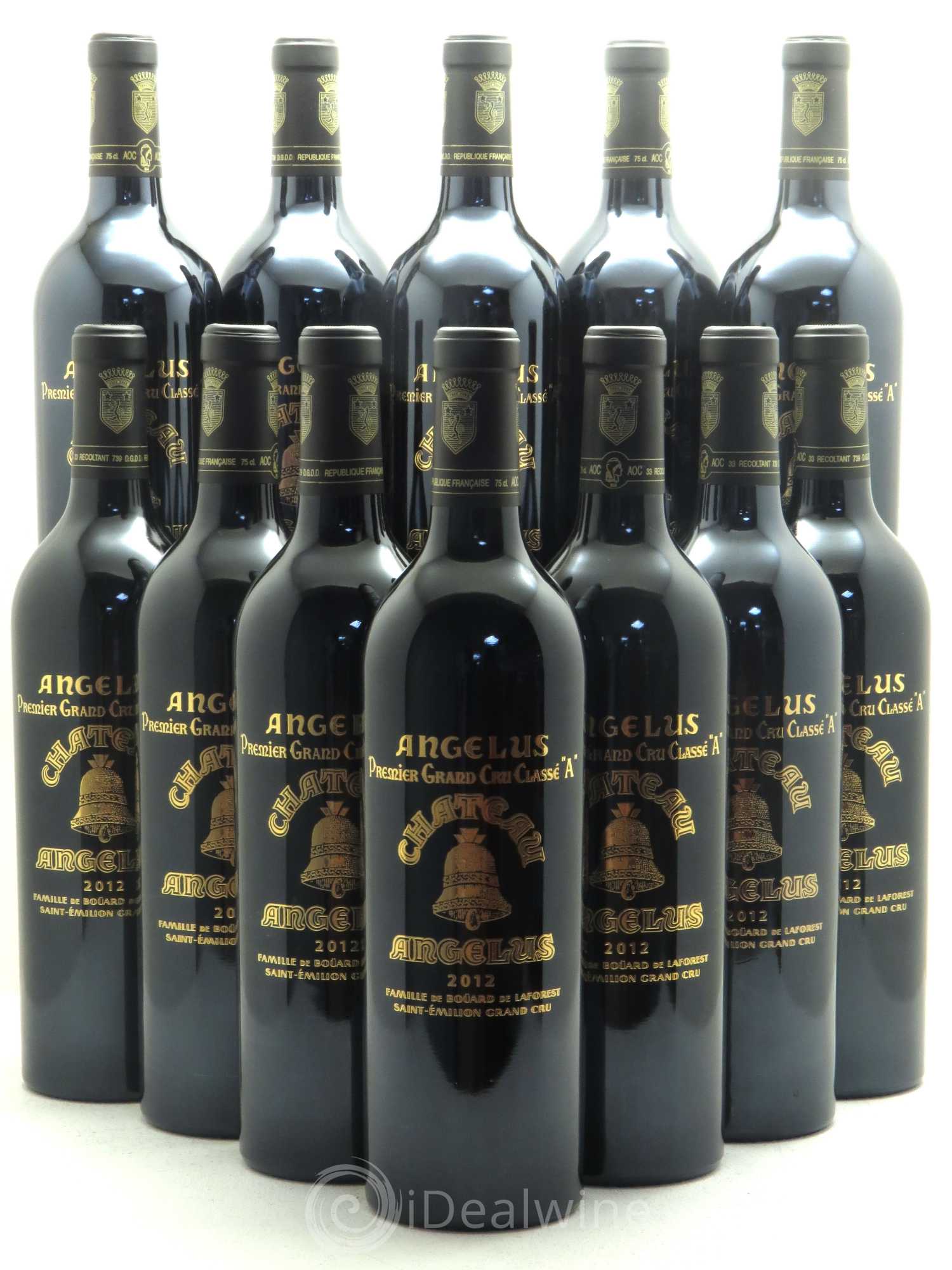 Château Angélus 1er Grand Cru Classé A (senza prezzo di riserva) 2012 - Lotto di 12 bottiglie - 0