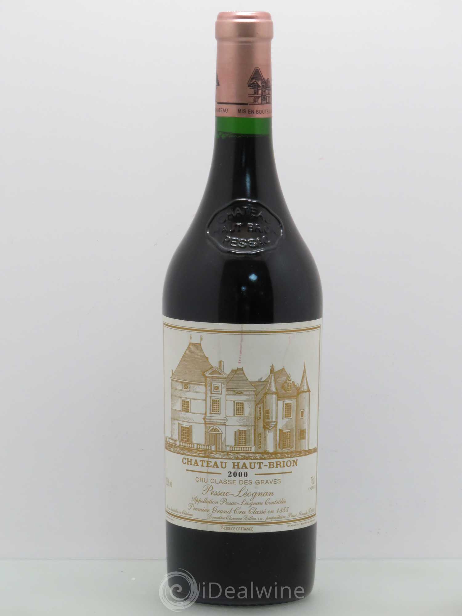 Château Haut Brion 1er Grand Cru Classé 2000 - Lot de 1 bouteille - 0