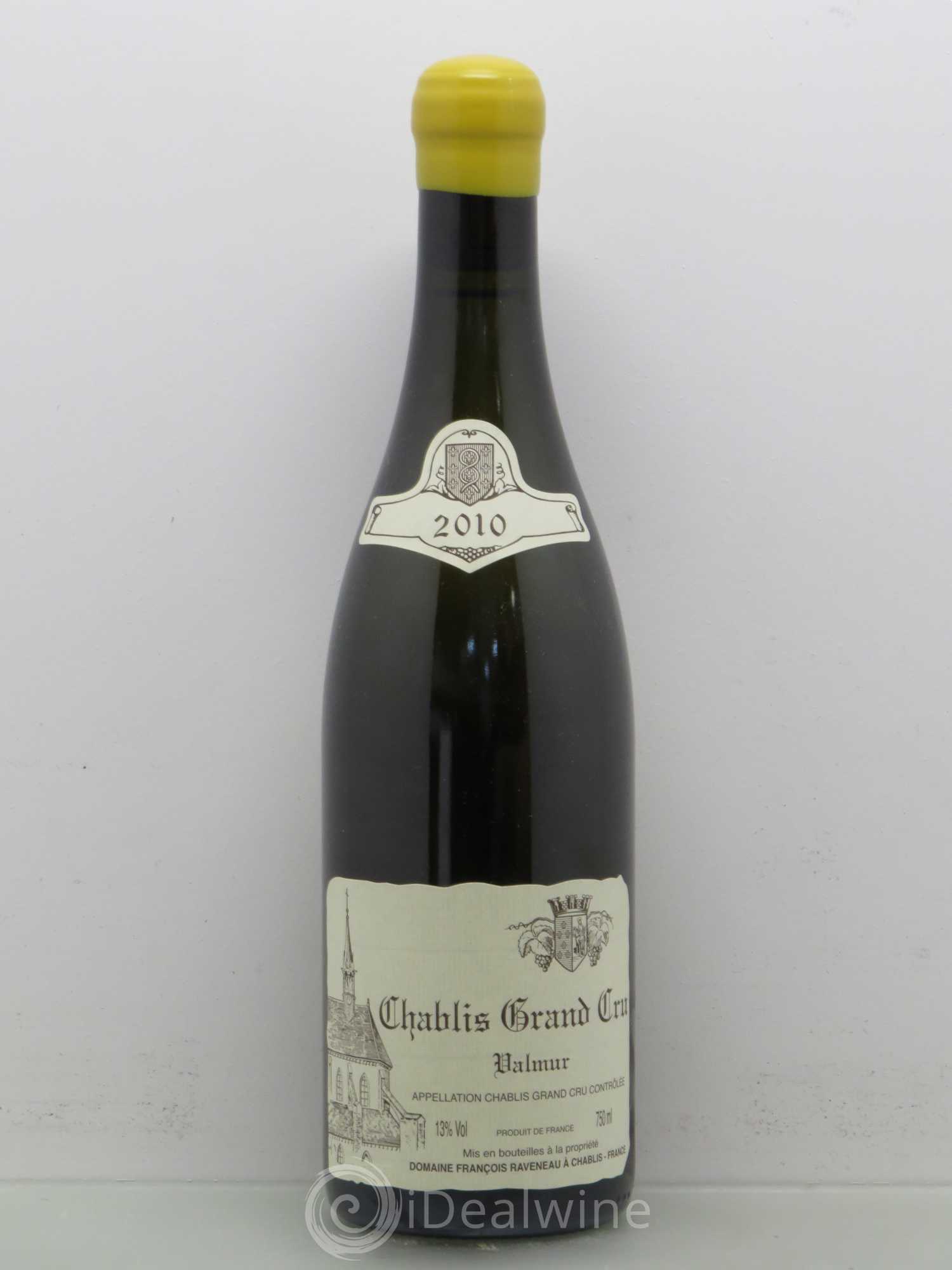 Chablis Grand Cru Valmur Raveneau (Domaine) 2010 - Lot de 1 bouteille - 0