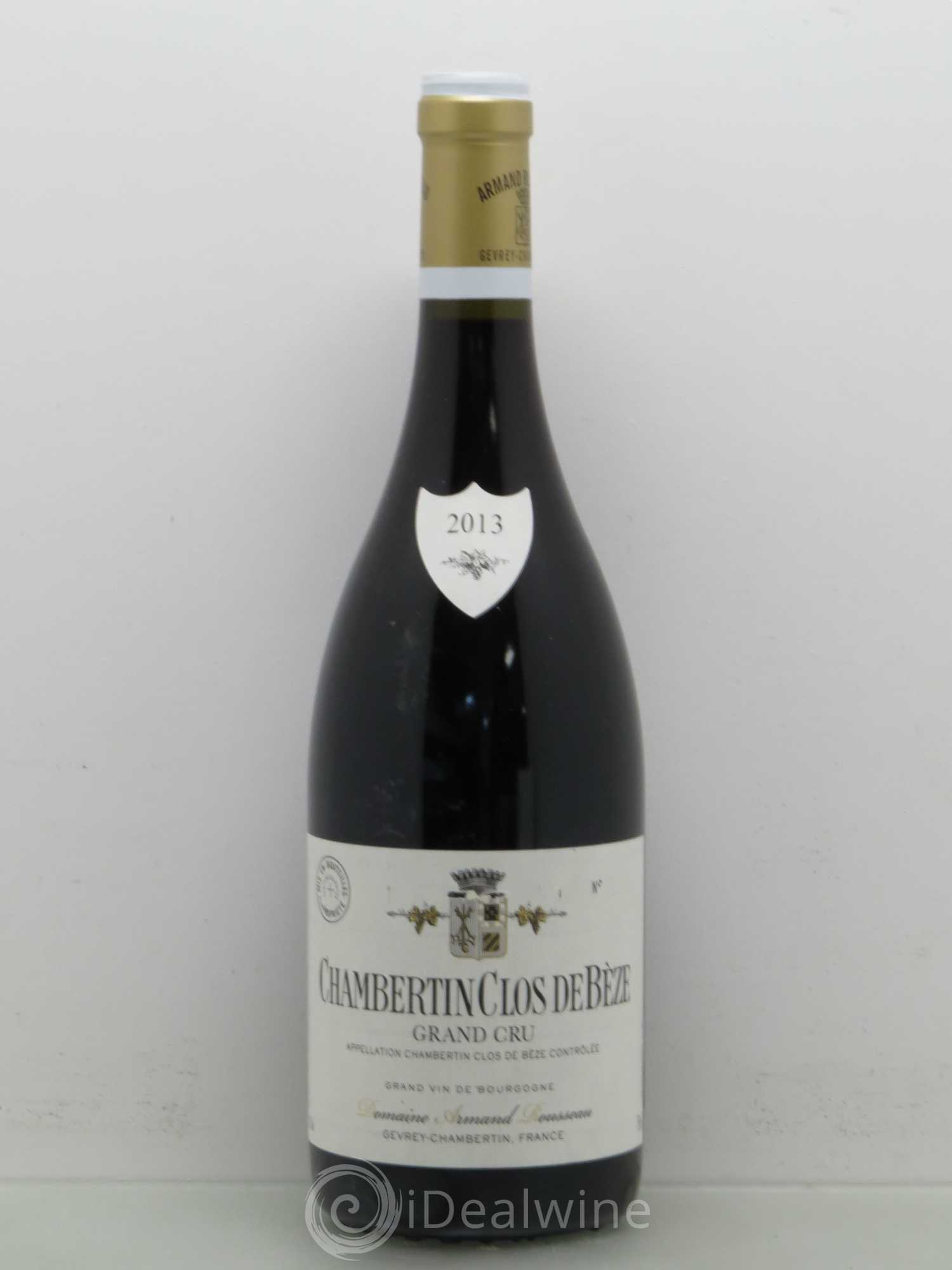 Chambertin Clos de Bèze Grand Cru Armand Rousseau (Domaine) 2013 - Lot de 1 bouteille - 0