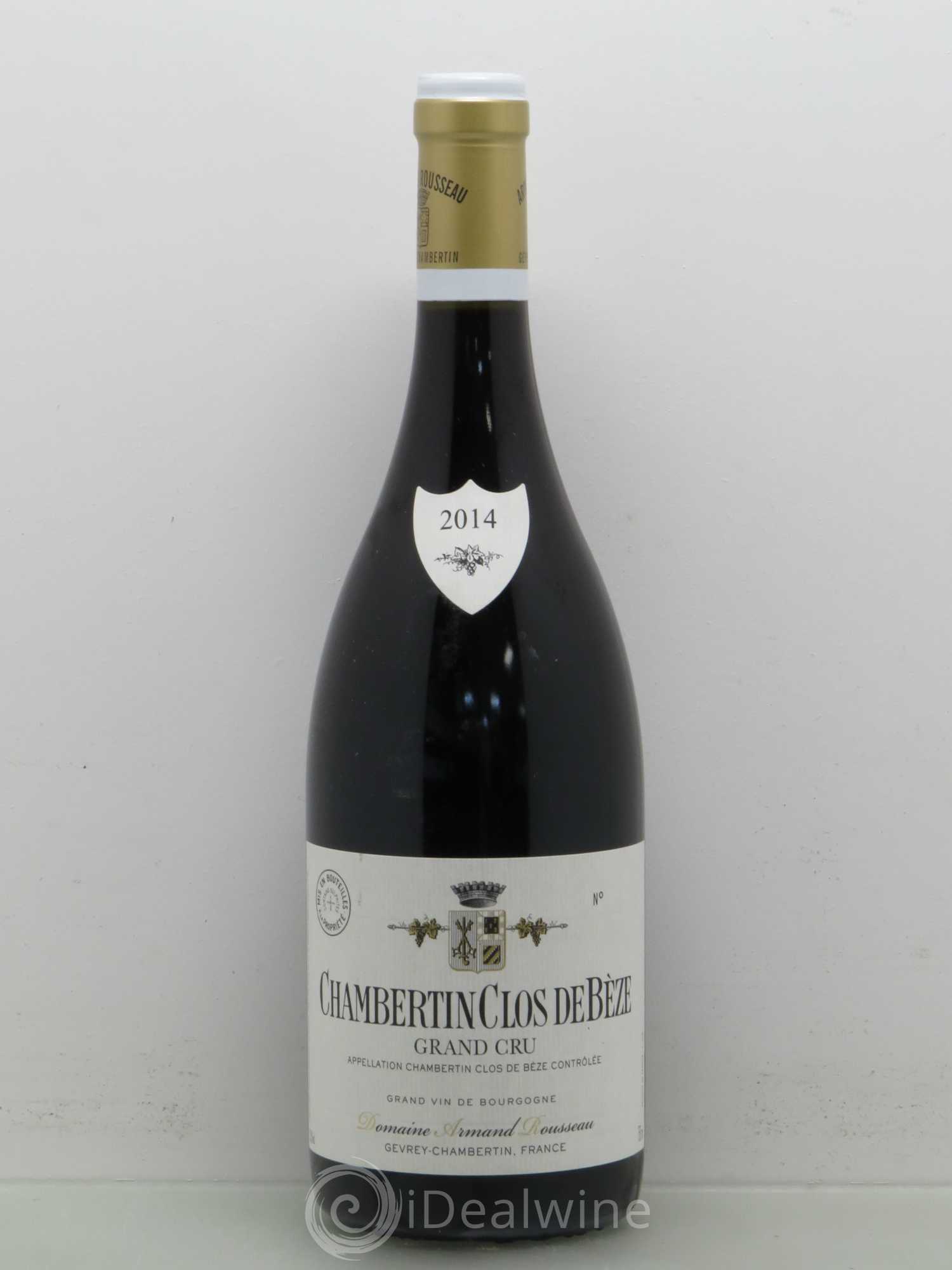 Chambertin Clos de Bèze Grand Cru Armand Rousseau (Domaine) 2014 - Lot de 1 bouteille - 0