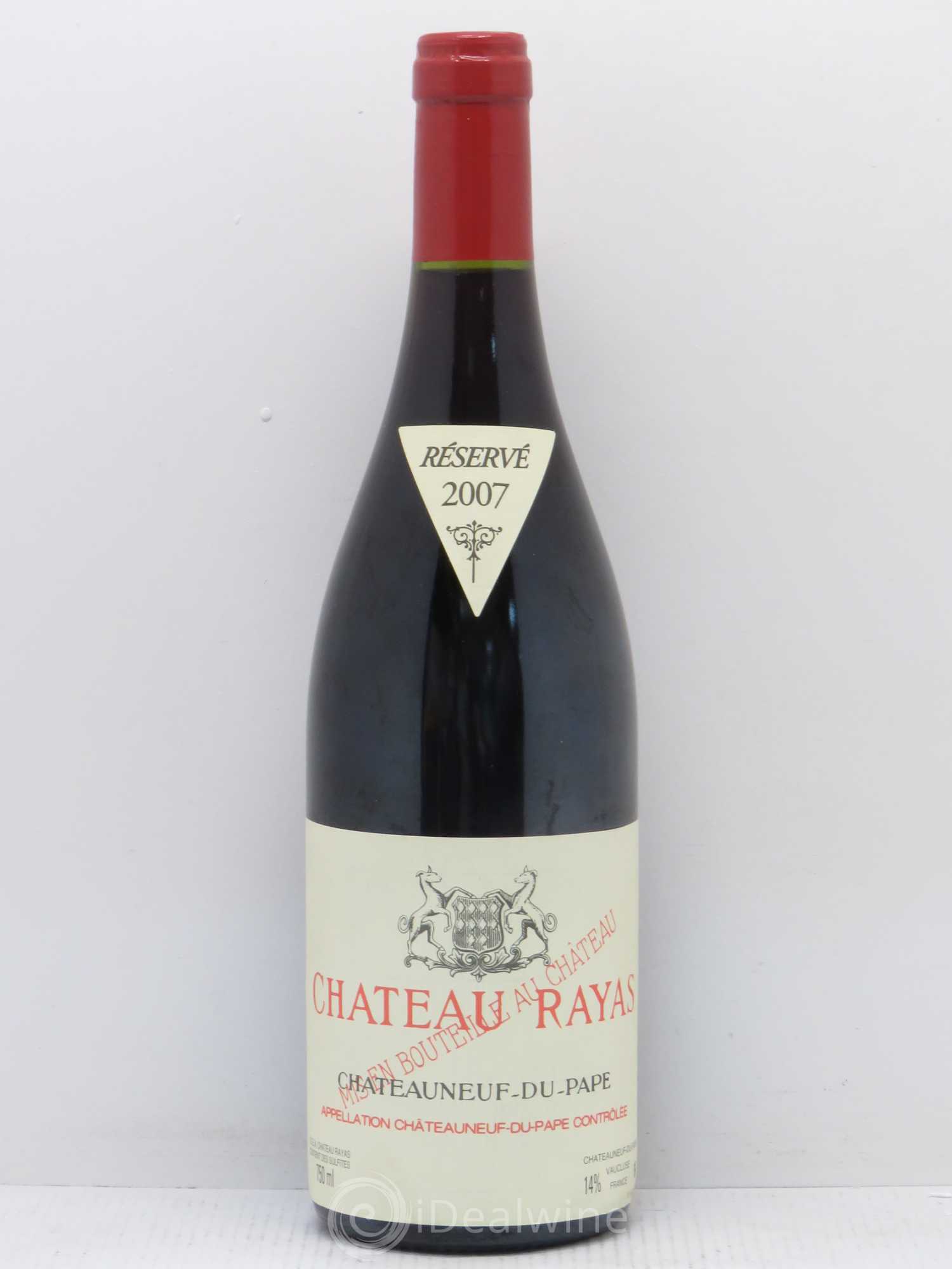 Châteauneuf-du-Pape Château Rayas Emmanuel Reynaud 2007 - Lot de 1 bouteille - 0