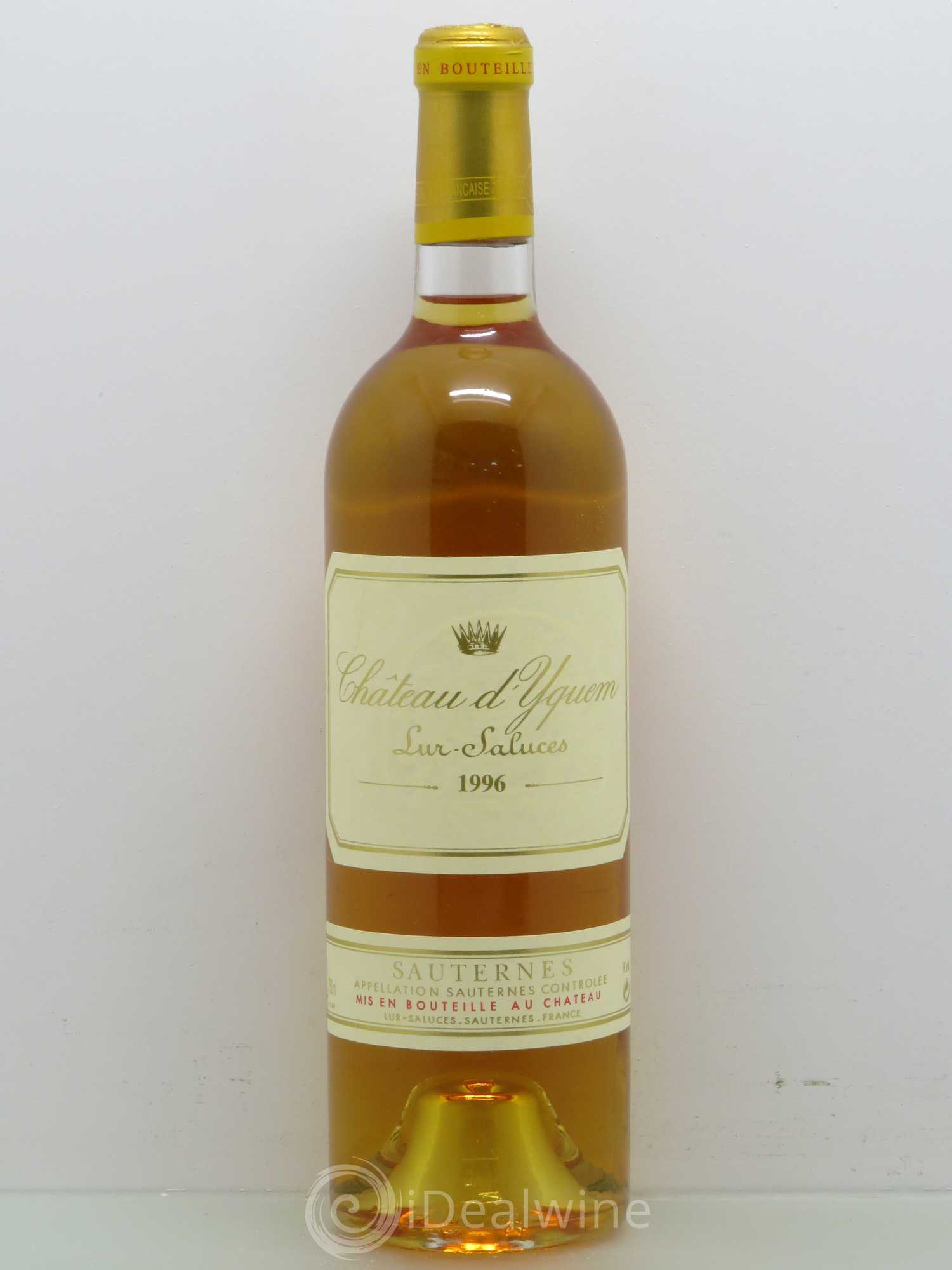 Château d' Yquem 1er Cru Classé Supérieur (senza prezzo di riserva) 1996 - Lotto di 1 bottiglia - 0