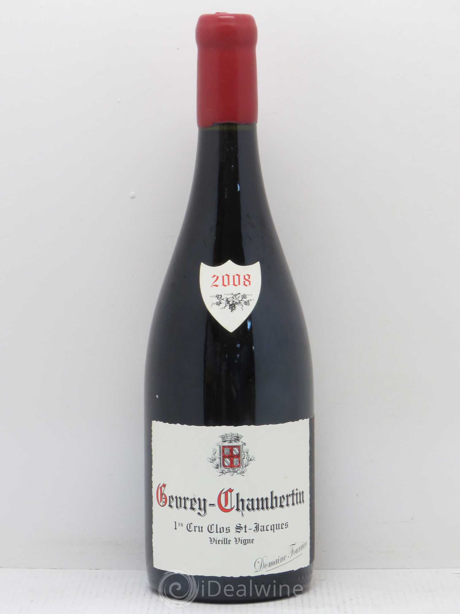 Gevrey-Chambertin 1er Cru Clos Saint-Jacques Vieille Vigne Fourrier (Domaine) 2008 - Lot de 1 bouteille - 0
