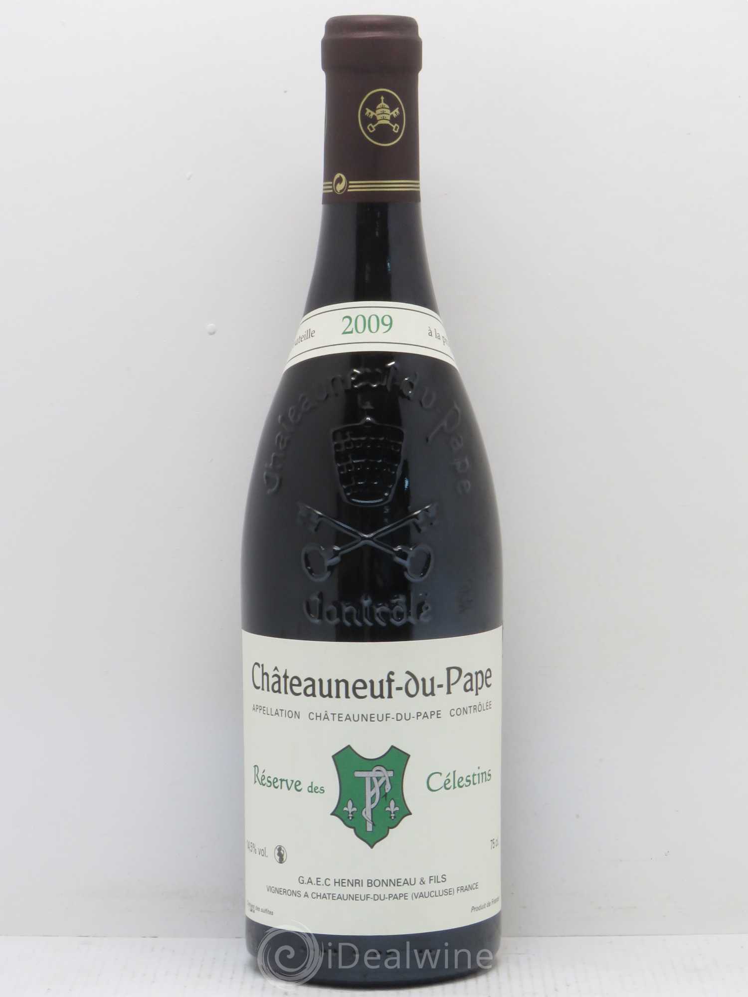 Châteauneuf-du-Pape Réserve des Célestins Henri Bonneau & Fils 2009 - Lot de 1 bouteille - 0