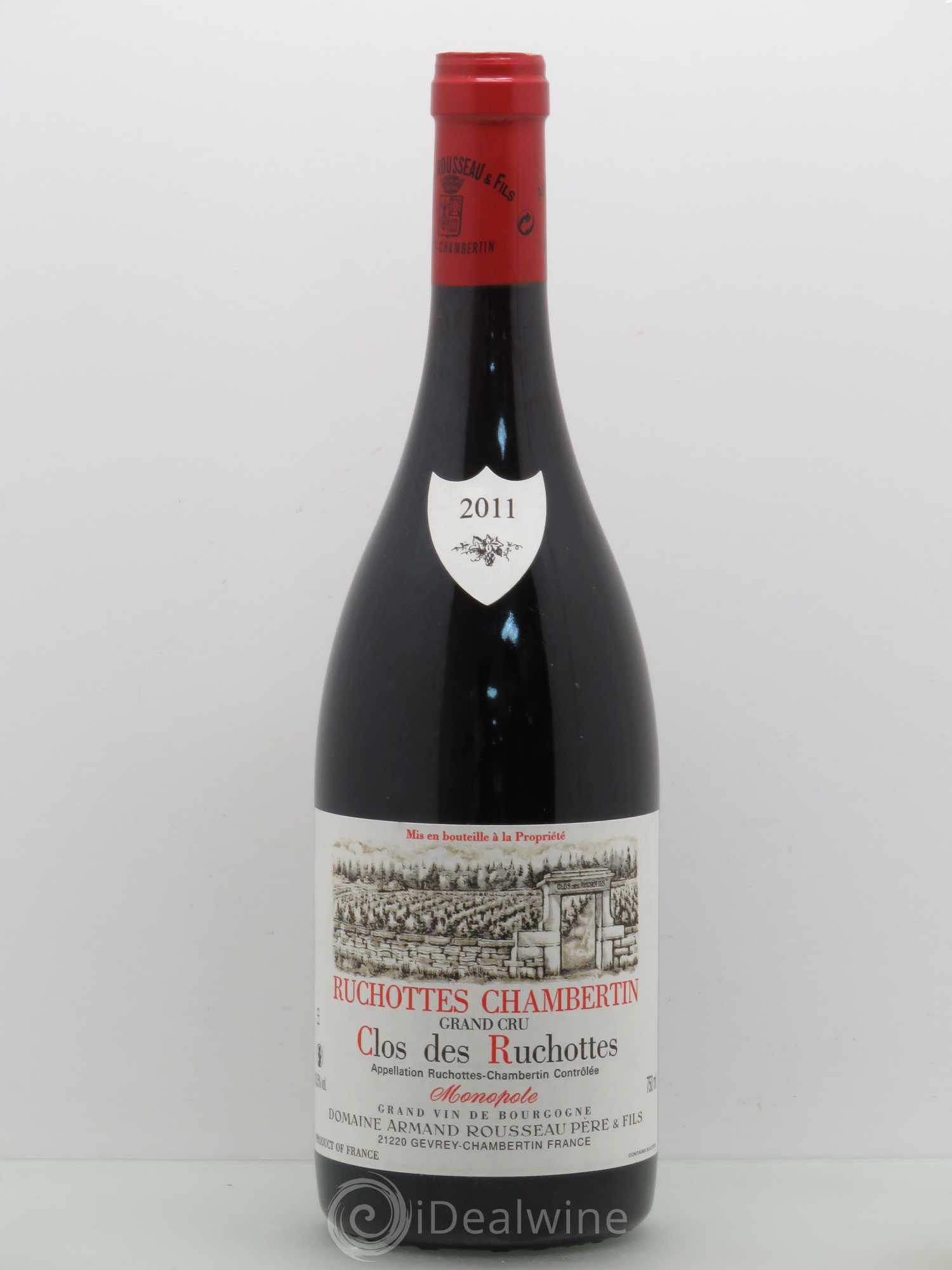 Ruchottes-Chambertin Grand Cru Clos des Ruchottes Armand Rousseau (Domaine) 2011 - Lot de 1 bouteille - 0