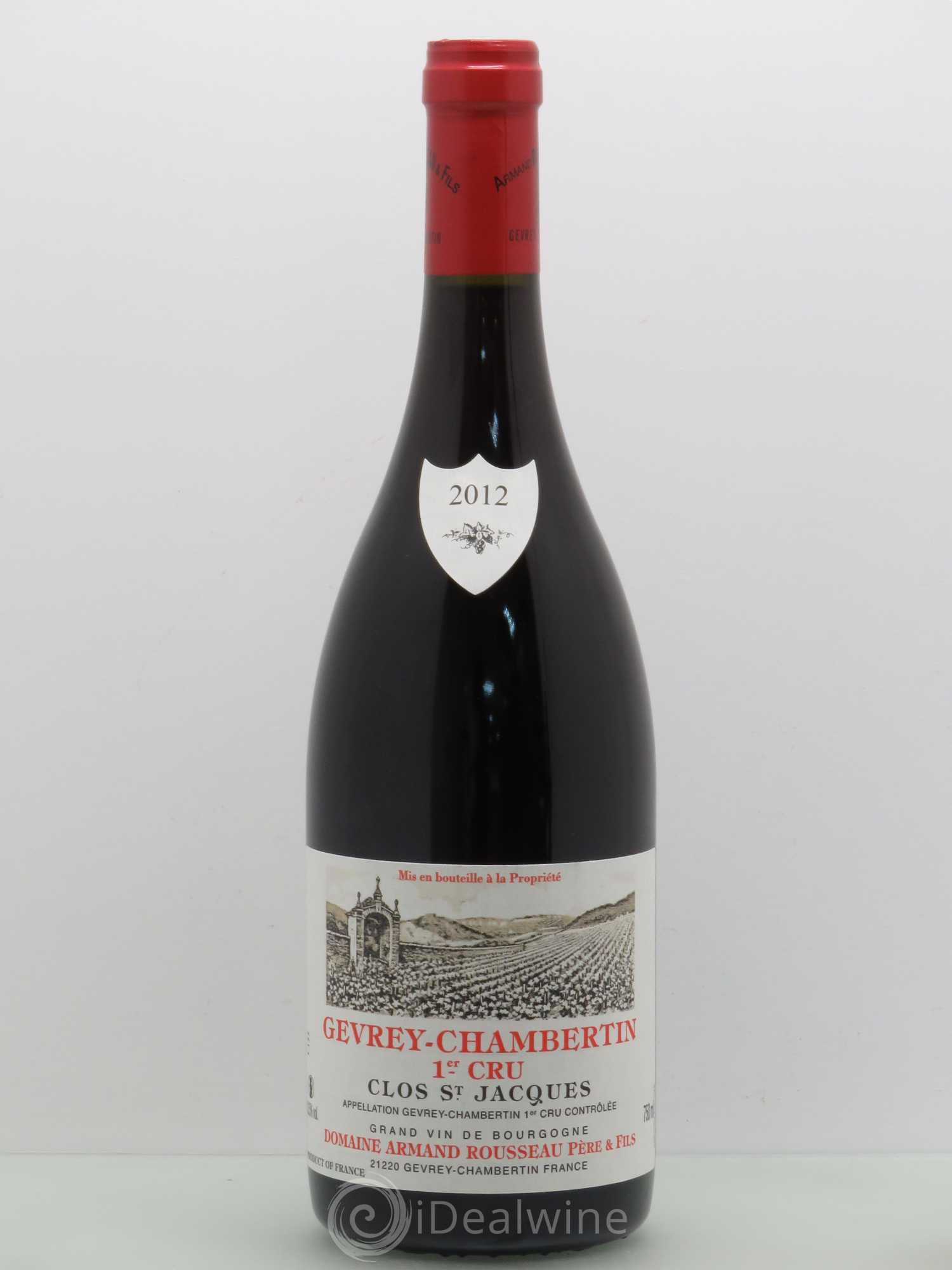 Gevrey-Chambertin 1er Cru Clos Saint-Jacques Armand Rousseau (Domaine) 2012 - Lot de 1 bouteille - 0