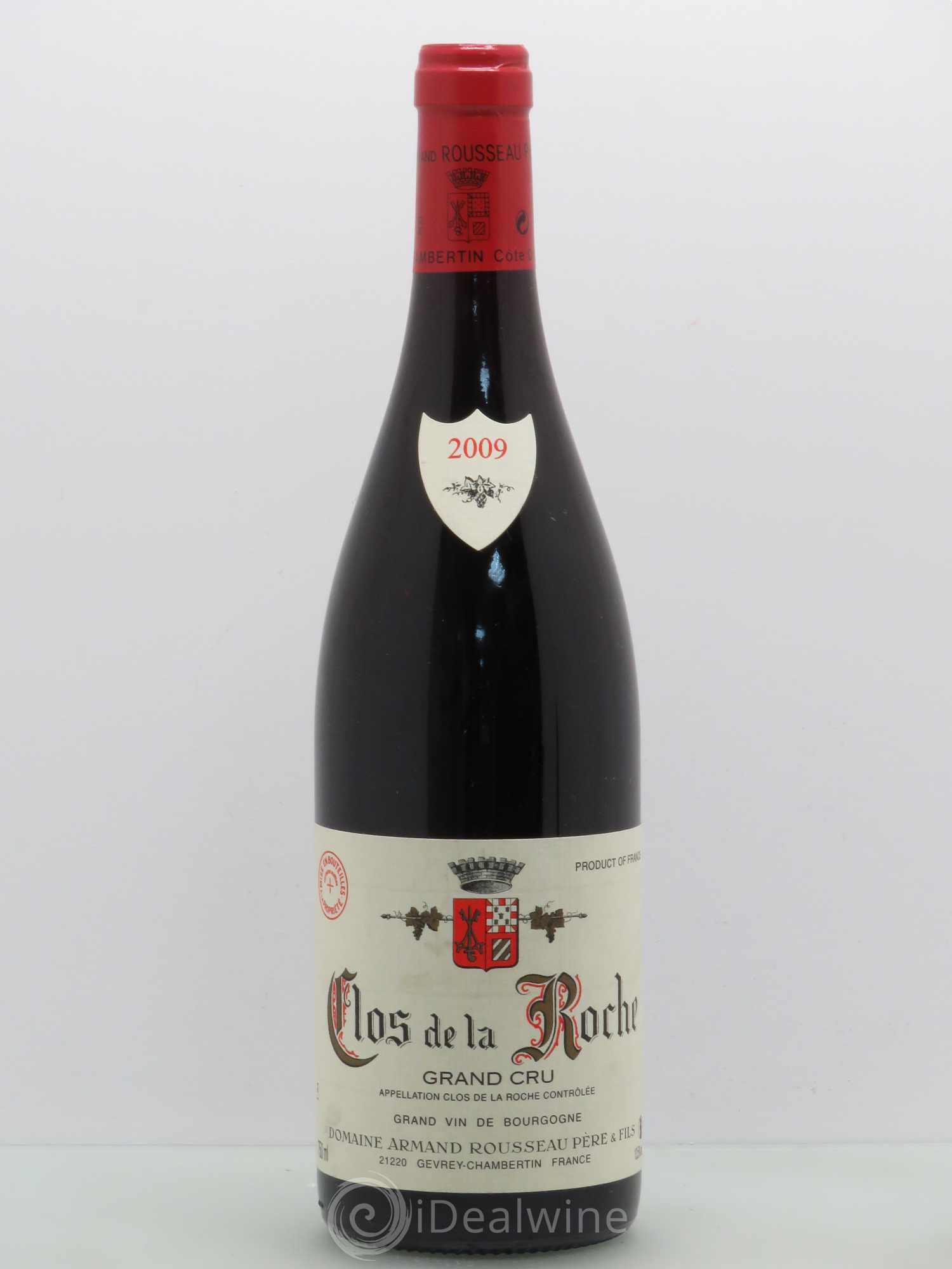 Clos de la Roche Grand Cru Armand Rousseau (Domaine) 2009 - Lot de 1 bouteille - 0