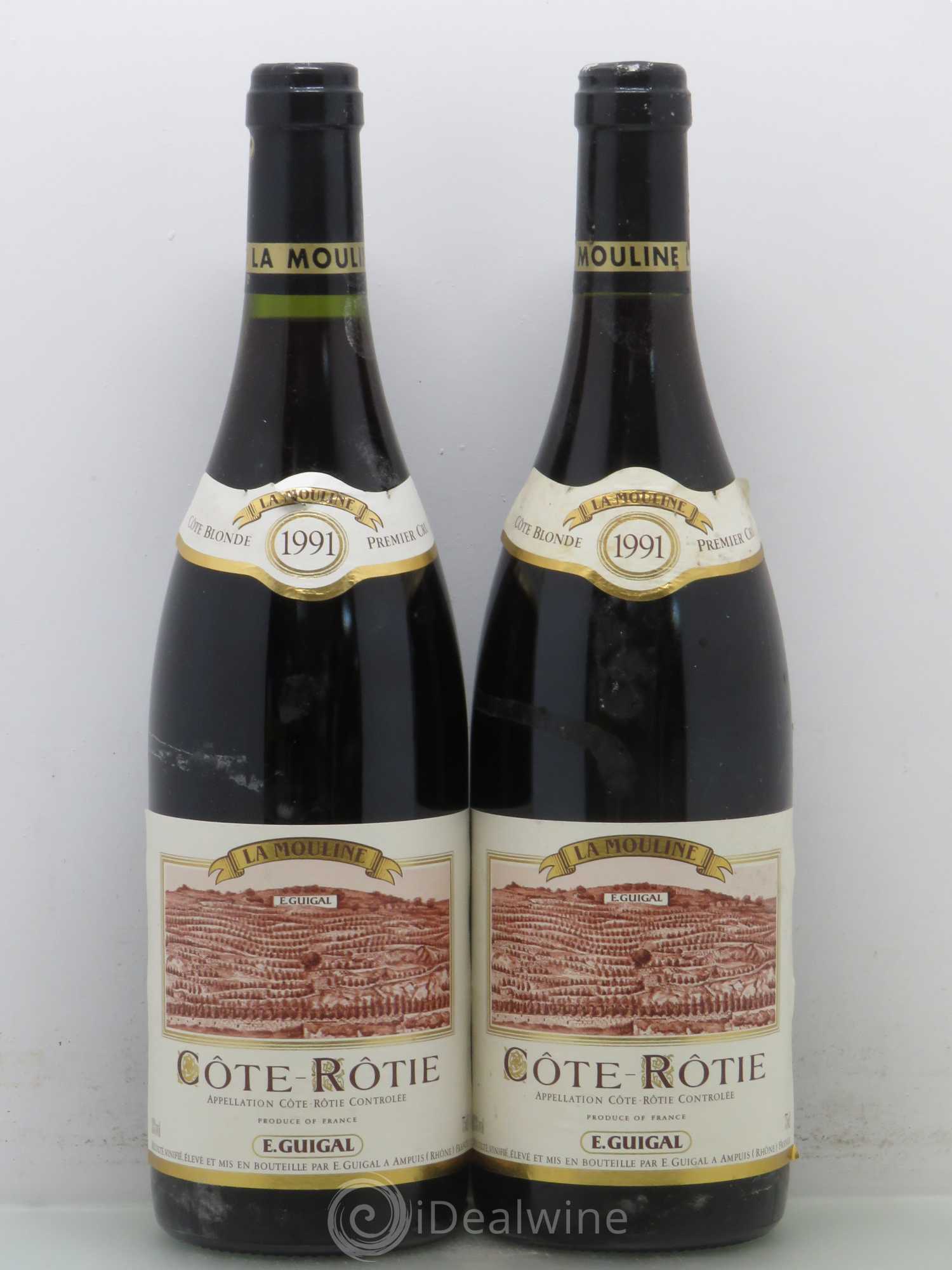Côte-Rôtie La Mouline Guigal 1991 - Lot de 2 bouteilles - 0