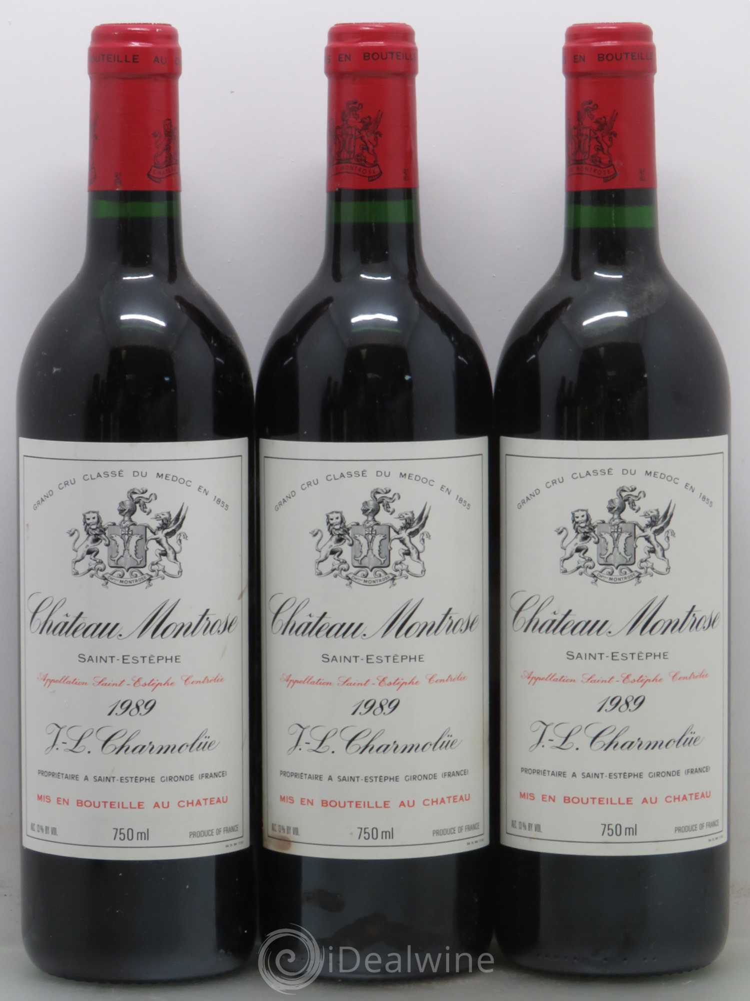 Château Montrose 2ème Grand Cru Classé 1989 - Lot de 6 bouteilles - 1