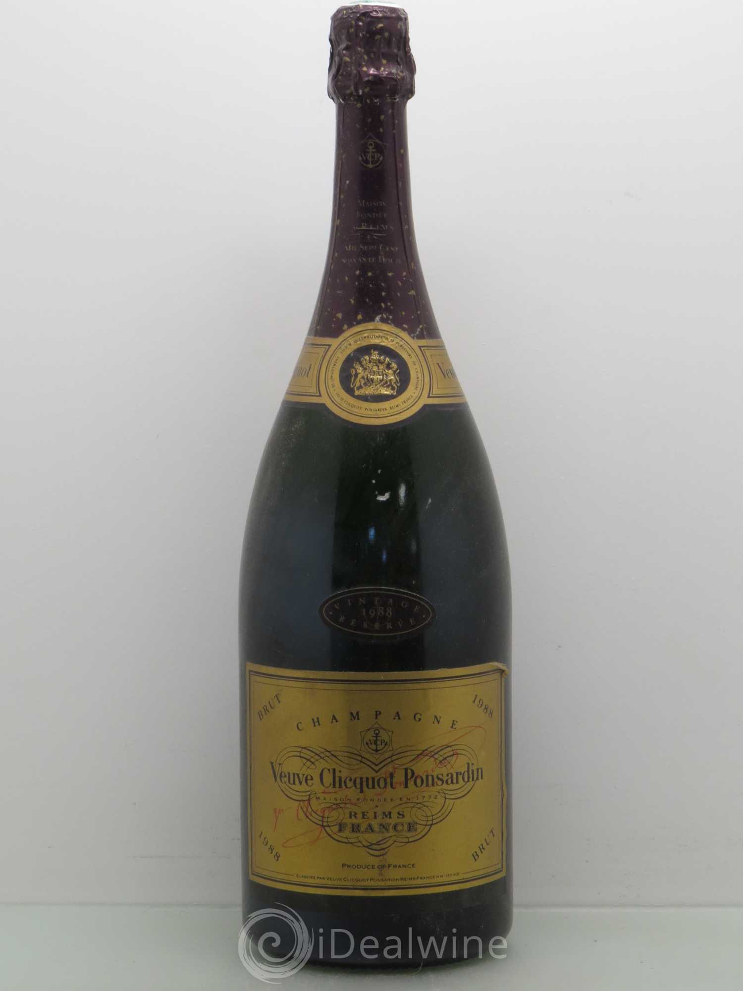 Vintage Veuve Clicquot 1988 - Lot de 1 magnum - 0