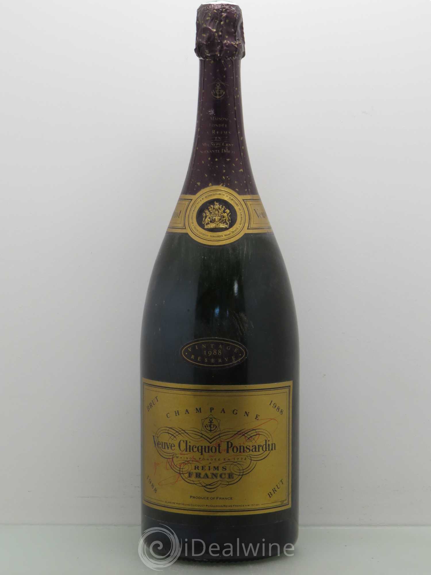 Vintage Veuve Clicquot 1988 - Lot de 1 magnum - 0