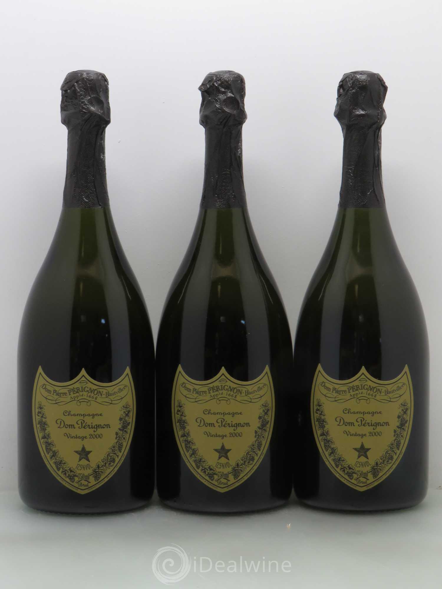 Brut Dom Pérignon 2000 - Lot de 3 bouteilles - 0