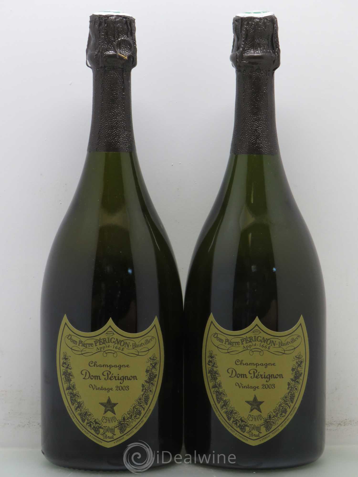 Brut Dom Pérignon 2003 - Lot de 2 bouteilles - 0