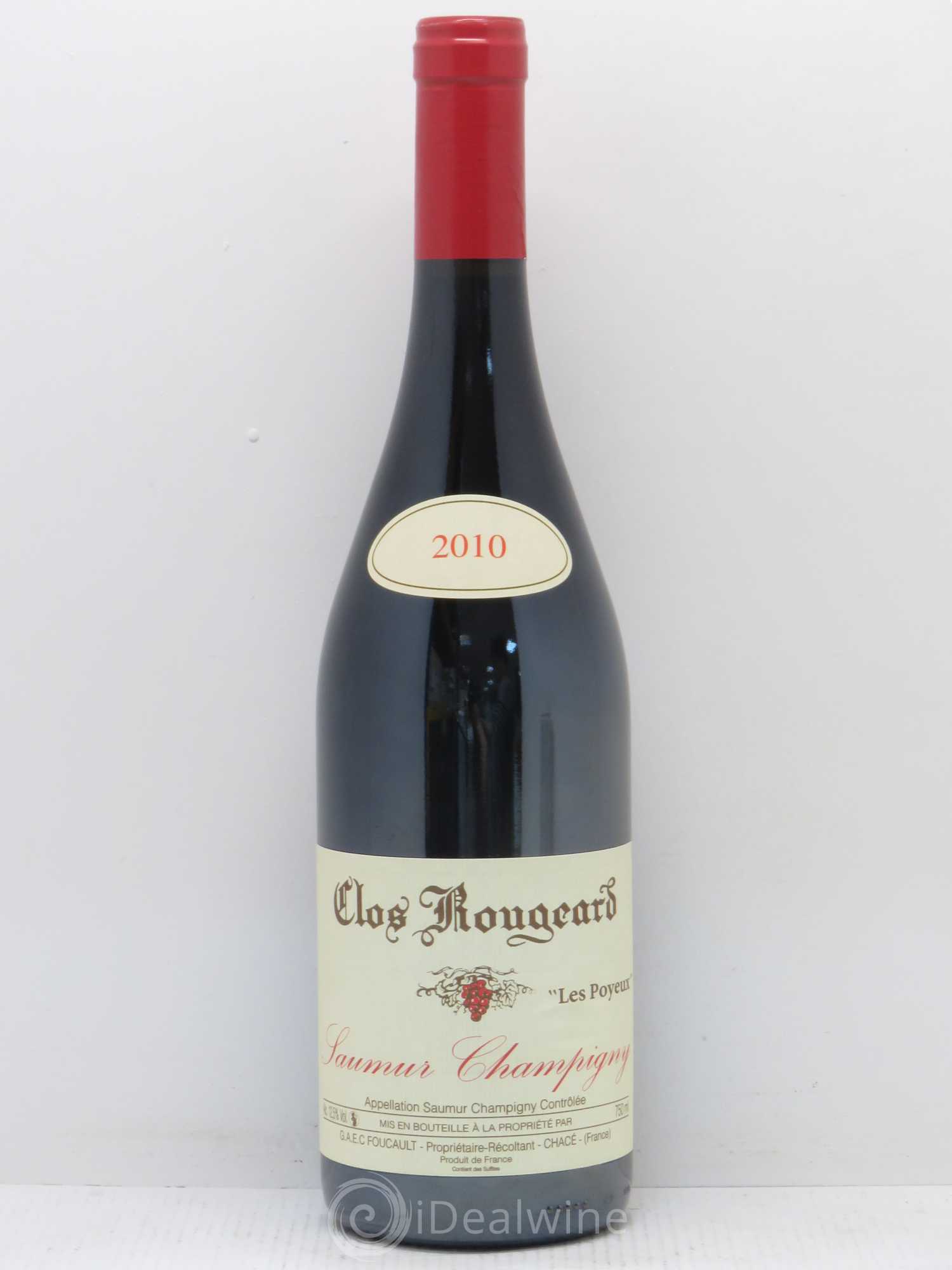 Saumur-Champigny Les Poyeux Clos Rougeard 2010 - Lot de 1 bouteille - 0