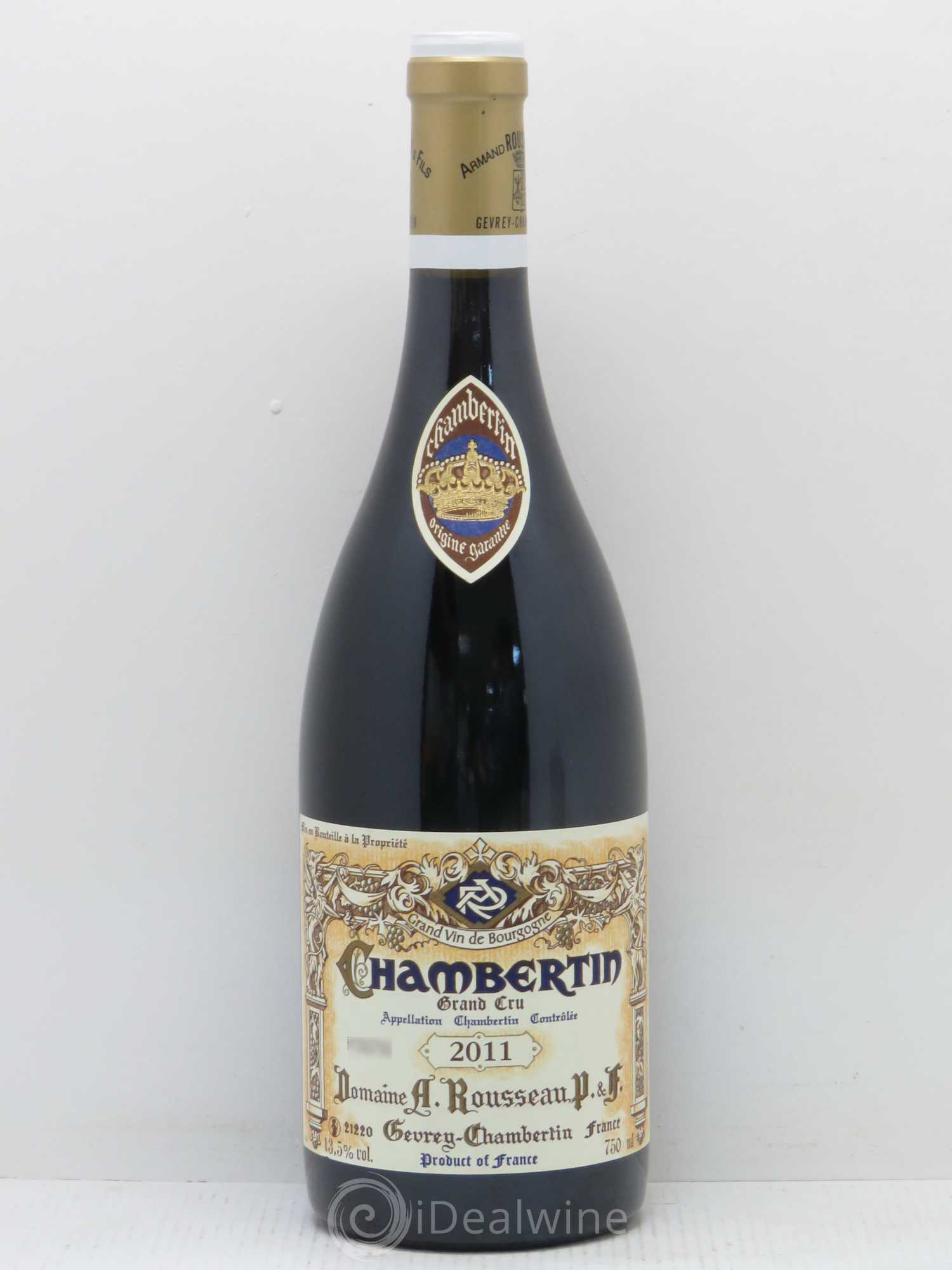 Chambertin Grand Cru Armand Rousseau (Domaine) 2011 - Lot de 1 bouteille - 0