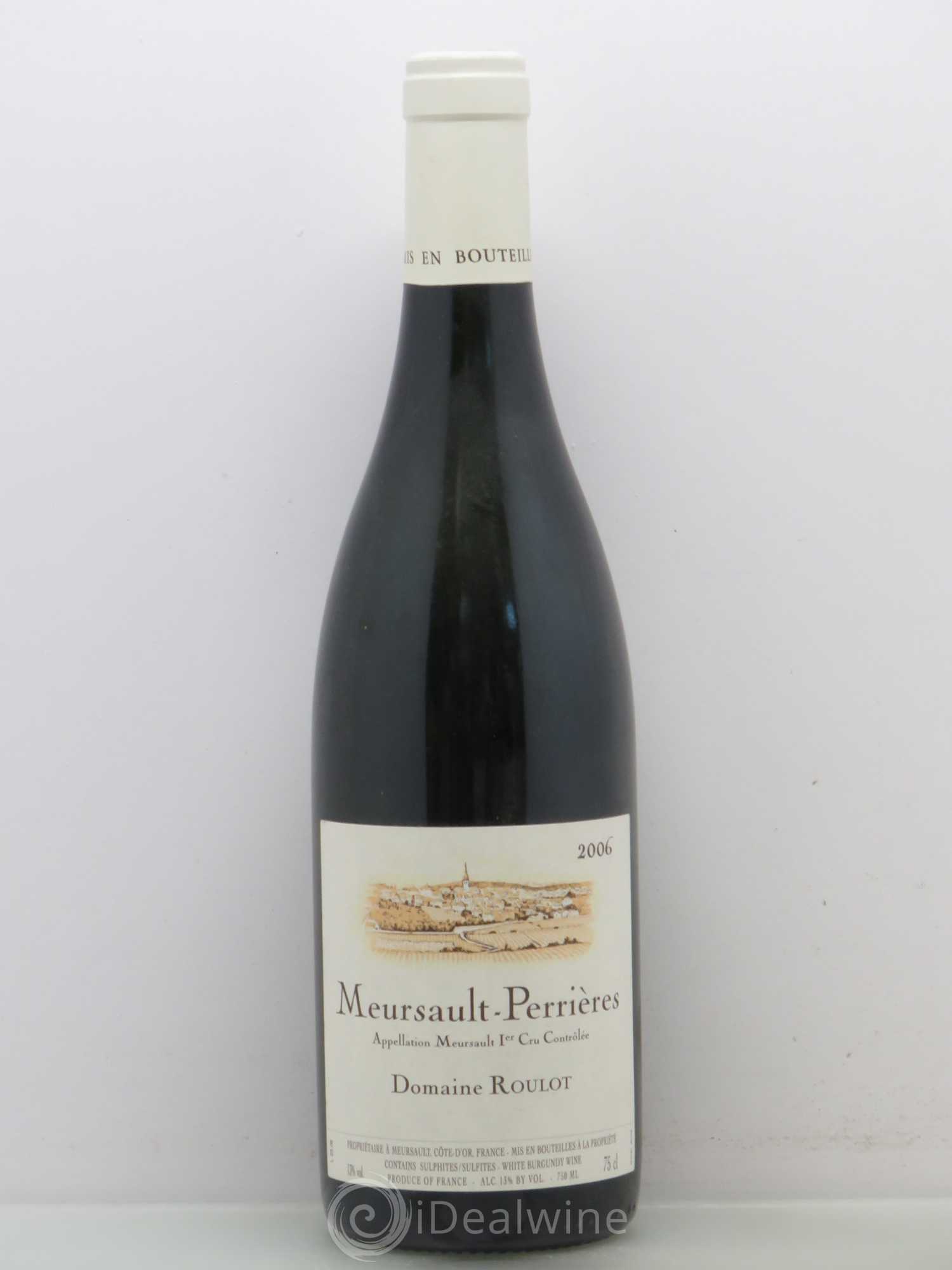 Meursault 1er Cru Perrières Roulot (Domaine) 2006 - Lot de 1 bouteille - 0