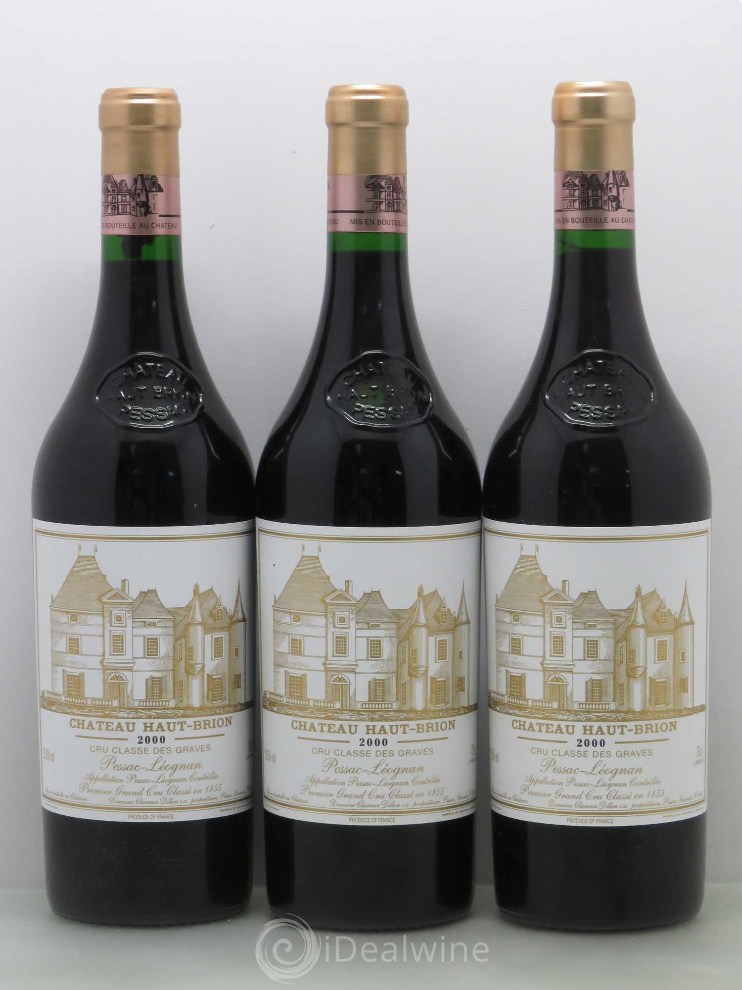 Château Haut Brion 1er Grand Cru Classé 2000 - Lot de 6 bouteilles - 1