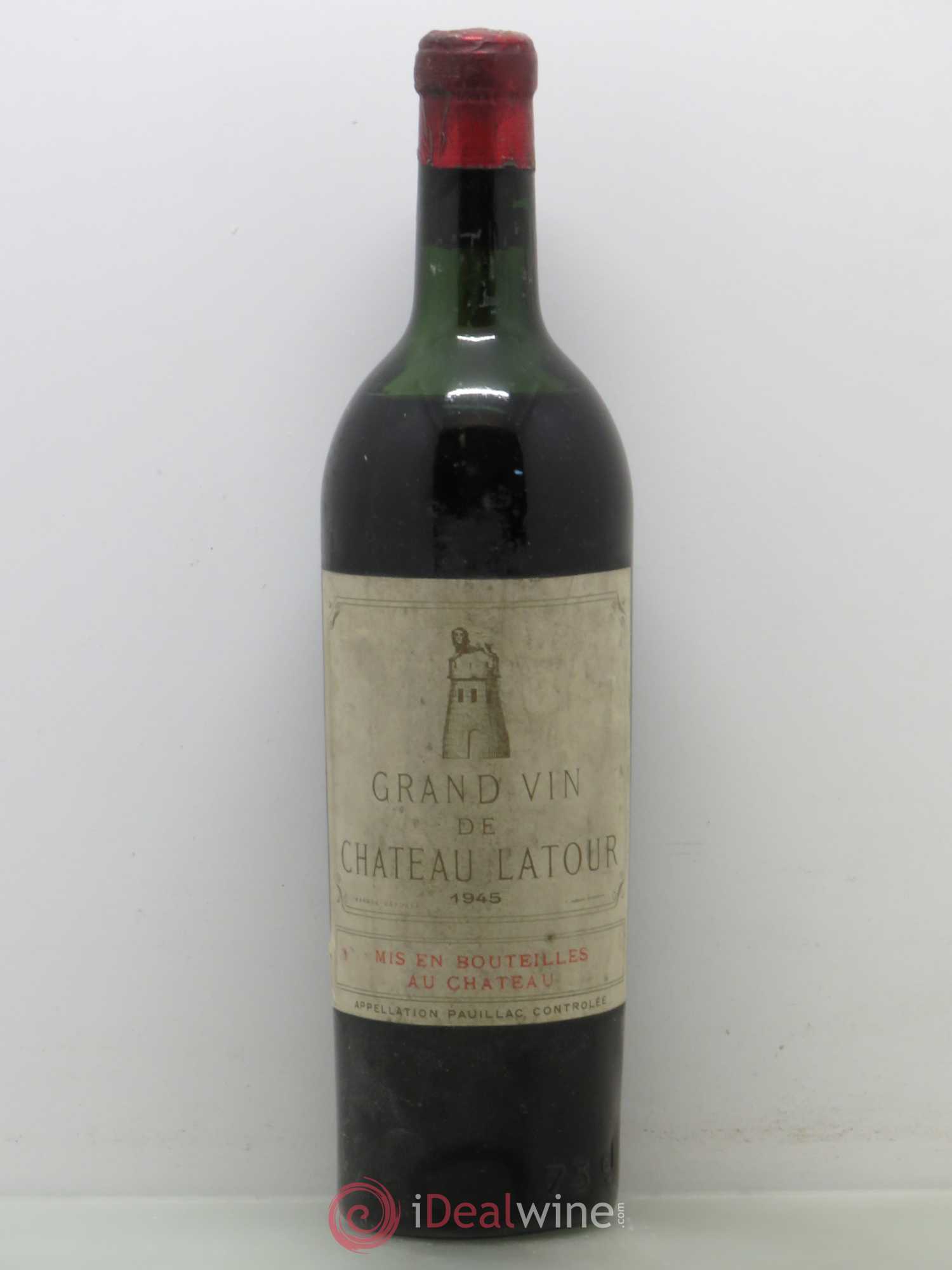 Château Latour 1er Grand Cru Classé 1945 - Lot de 1 bouteille - 0
