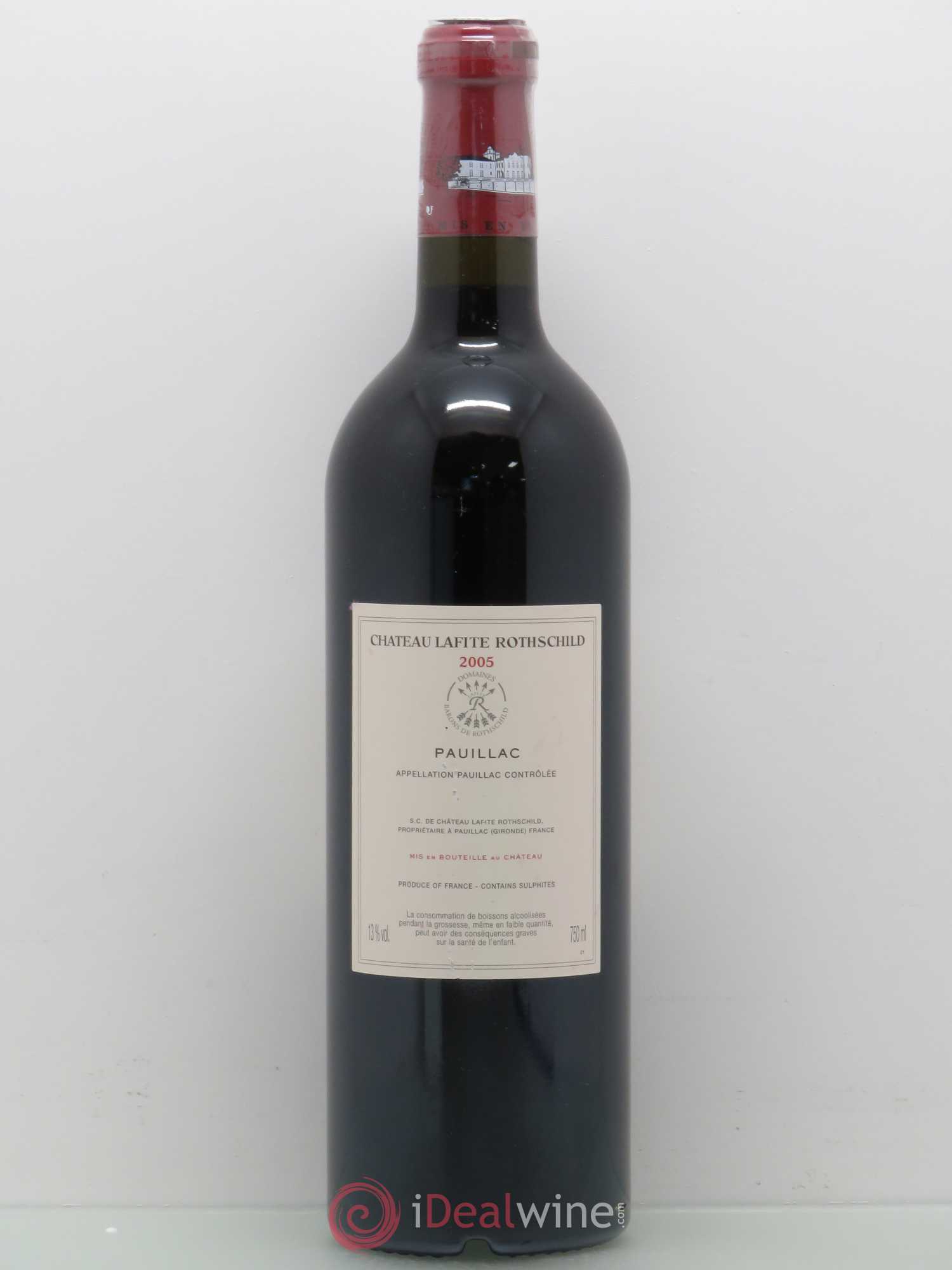Château Lafite Rothschild 1er Grand Cru Classé 2005 - Lot de 1 bouteille - 1