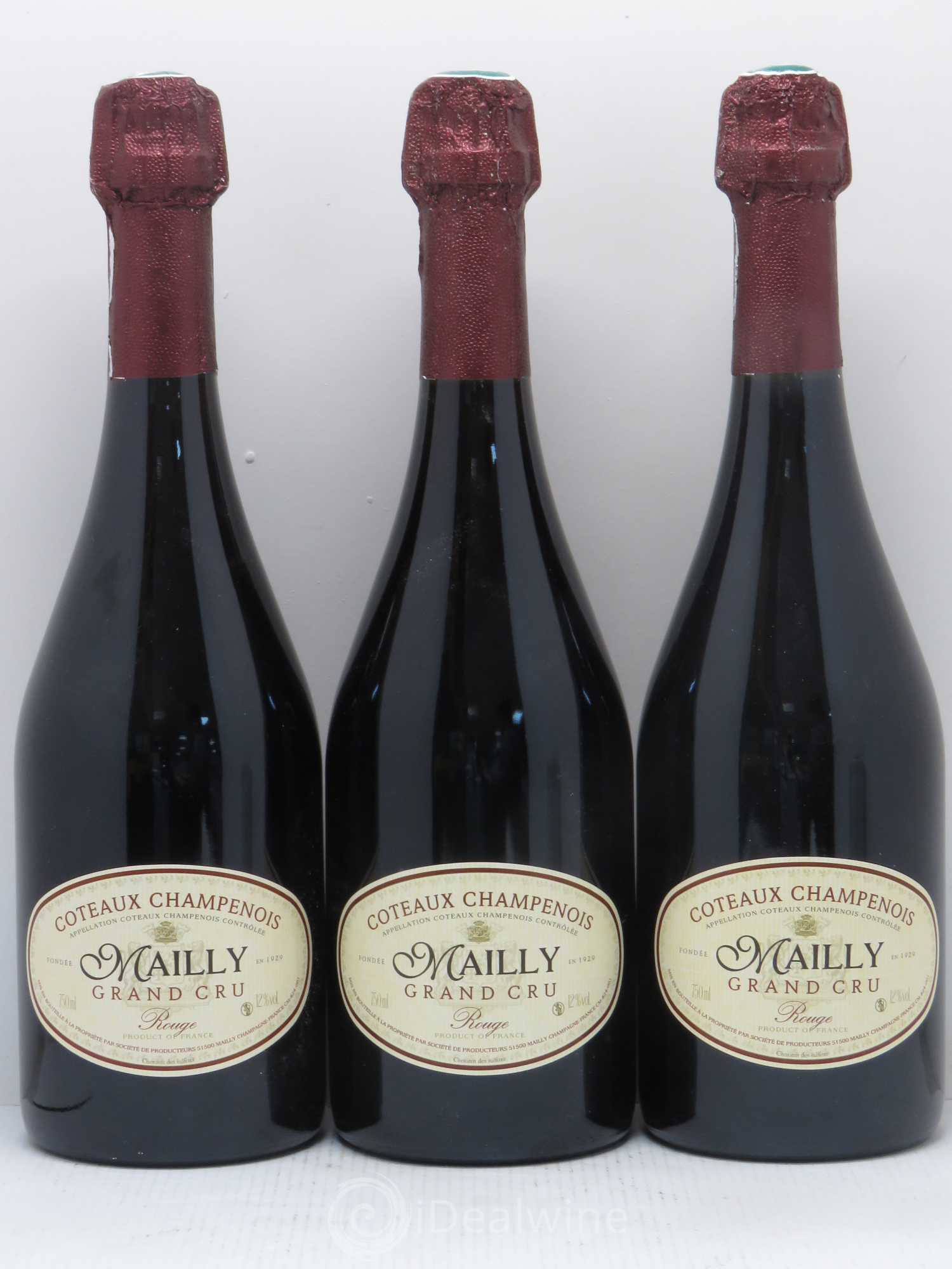 Divers Coteaux champenois mailly (sans prix de réserve) - Posten von 3 Flaschen - 0