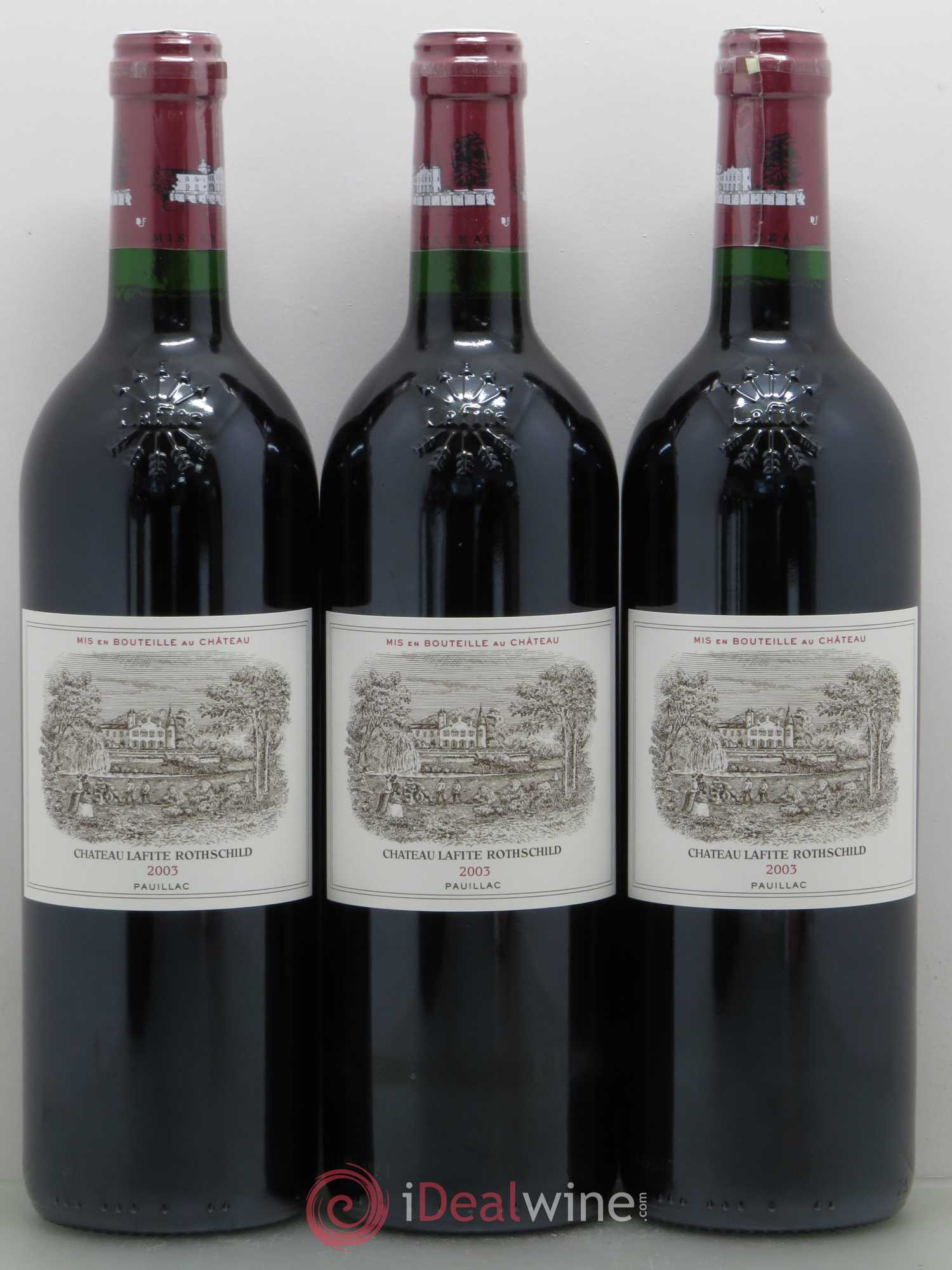 Château Lafite Rothschild 1er Grand Cru Classé 2003 - Lot de 6 bouteilles - 2