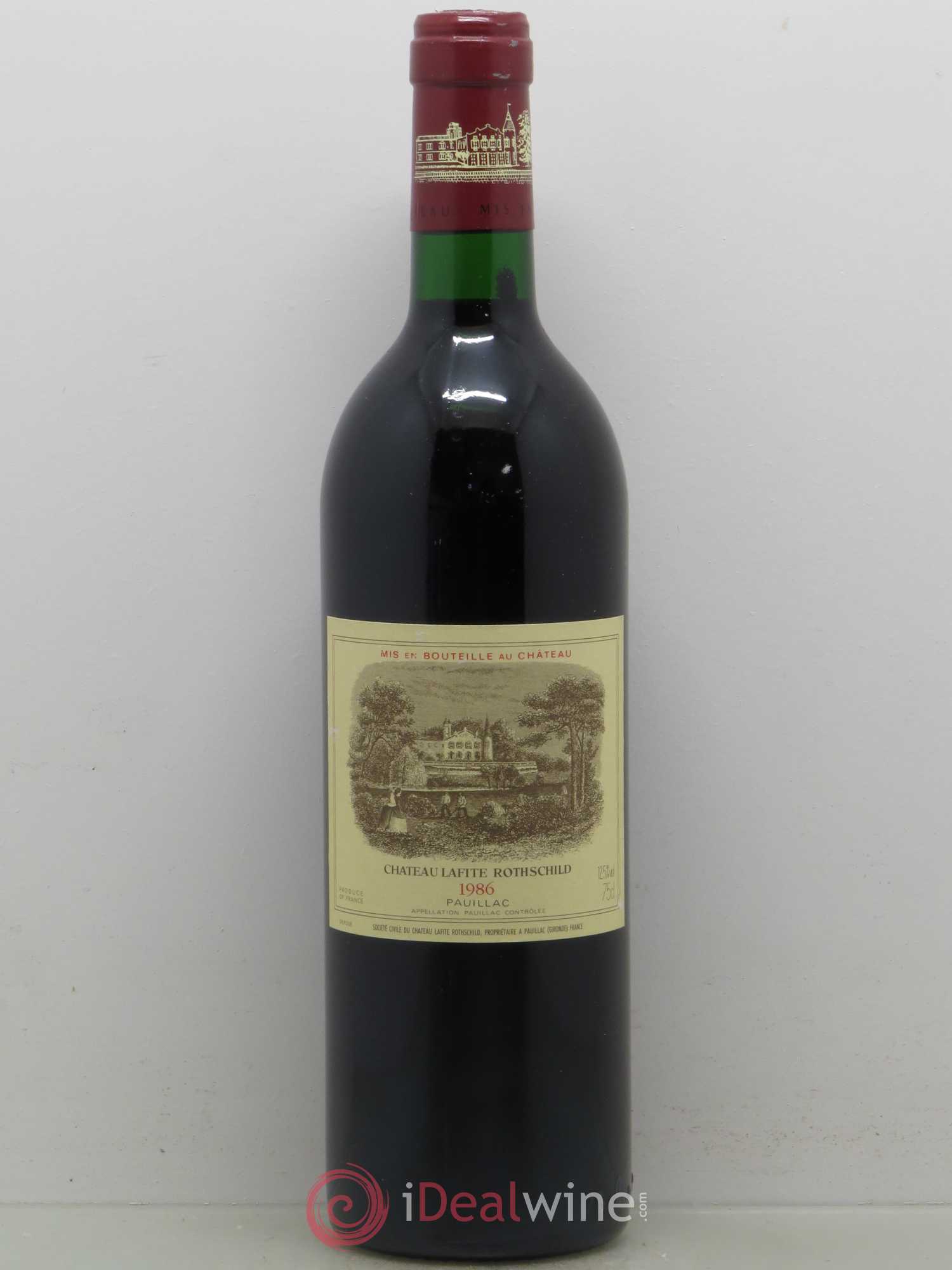 Château Lafite Rothschild 1er Grand Cru Classé 1986 - Lot de 1 bouteille - 0