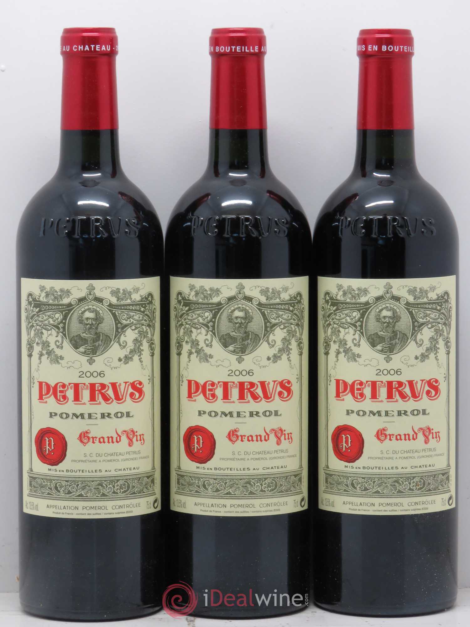 Petrus 2006 - Lot de 3 bouteilles - 0