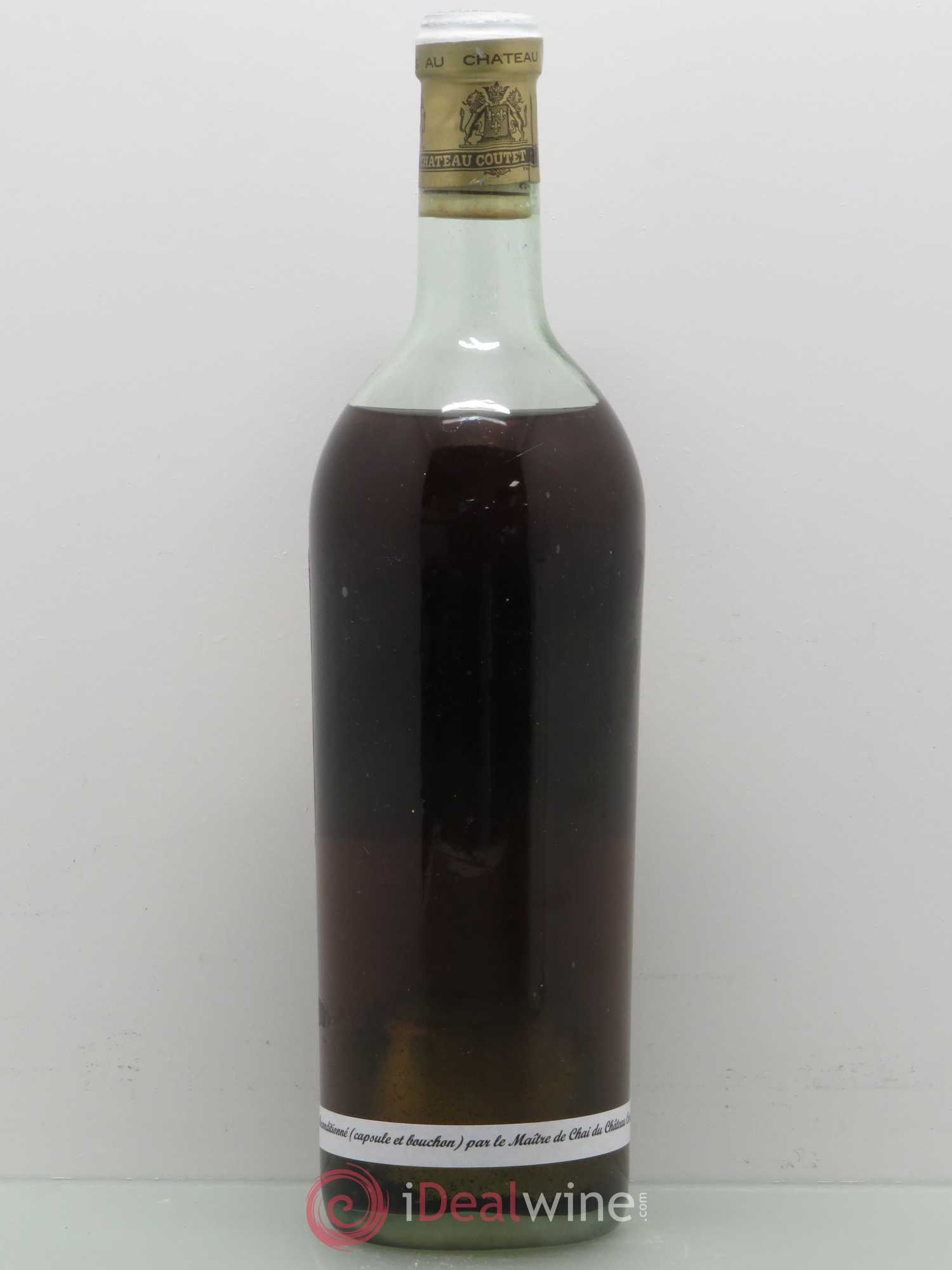 Château Coutet 1er Grand Cru Classé (senza prezzo di riserva) 1895 - Lotto di 1 bottiglia - 1