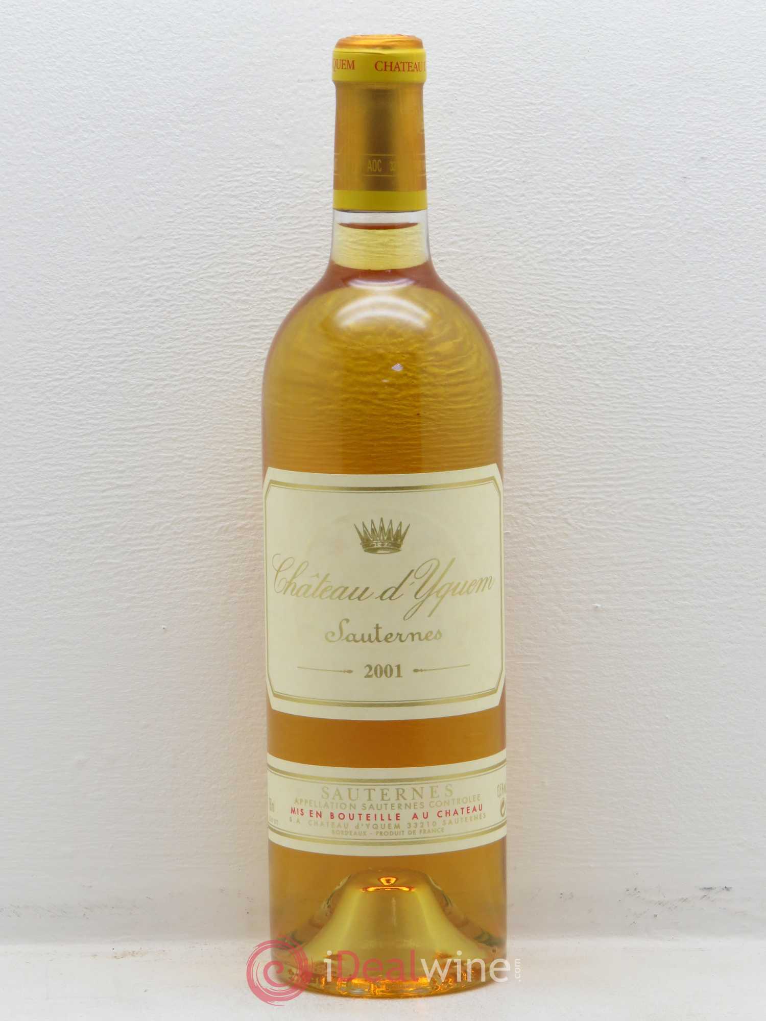 Château d' Yquem 1er Cru Classé Supérieur (senza prezzo di riserva) 2001 - Lotto di 1 bottiglia - 0