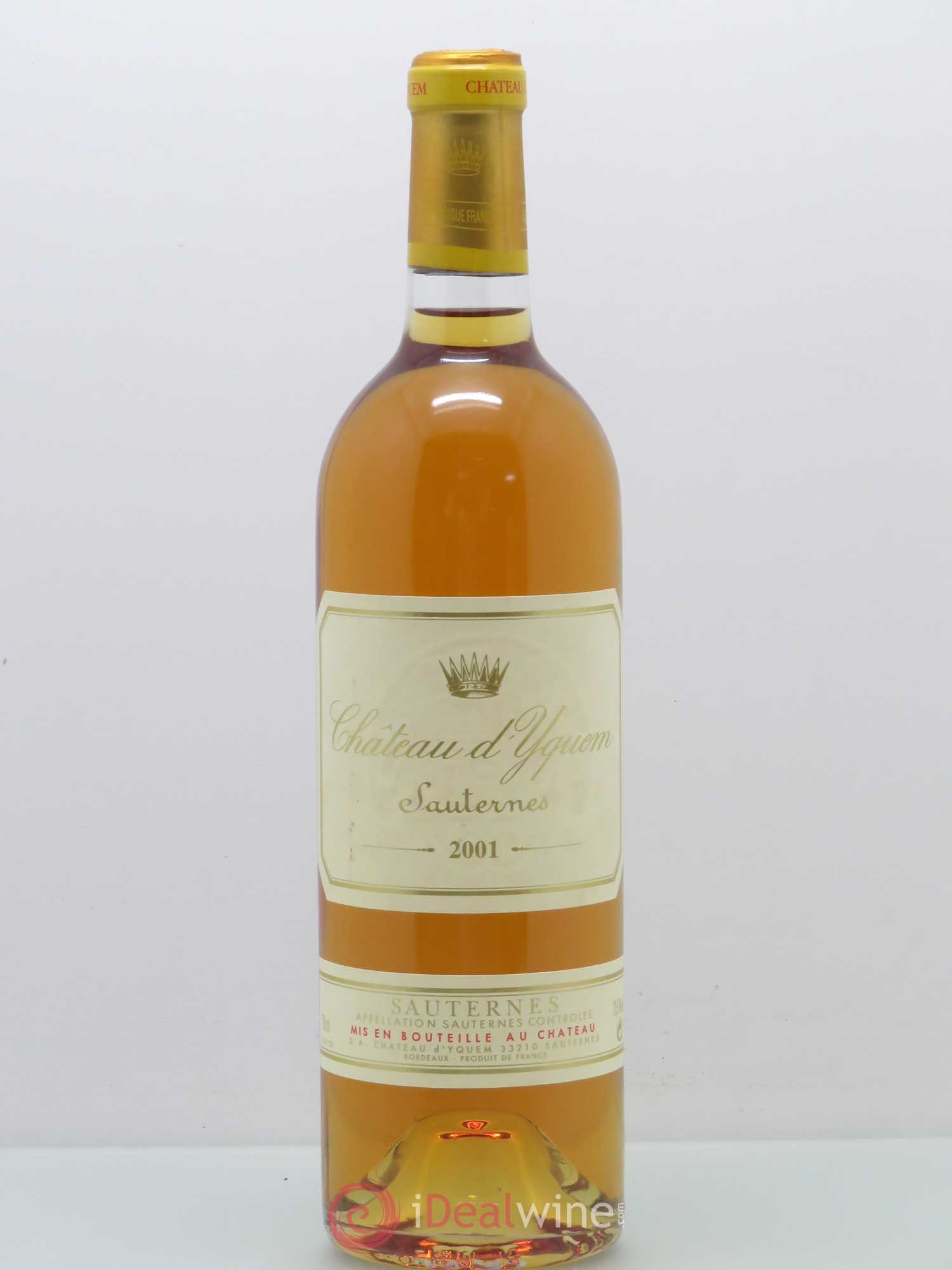 Château d' Yquem 1er Cru Classé Supérieur (senza prezzo di riserva) 2001 - Lotto di 1 bottiglia - 0