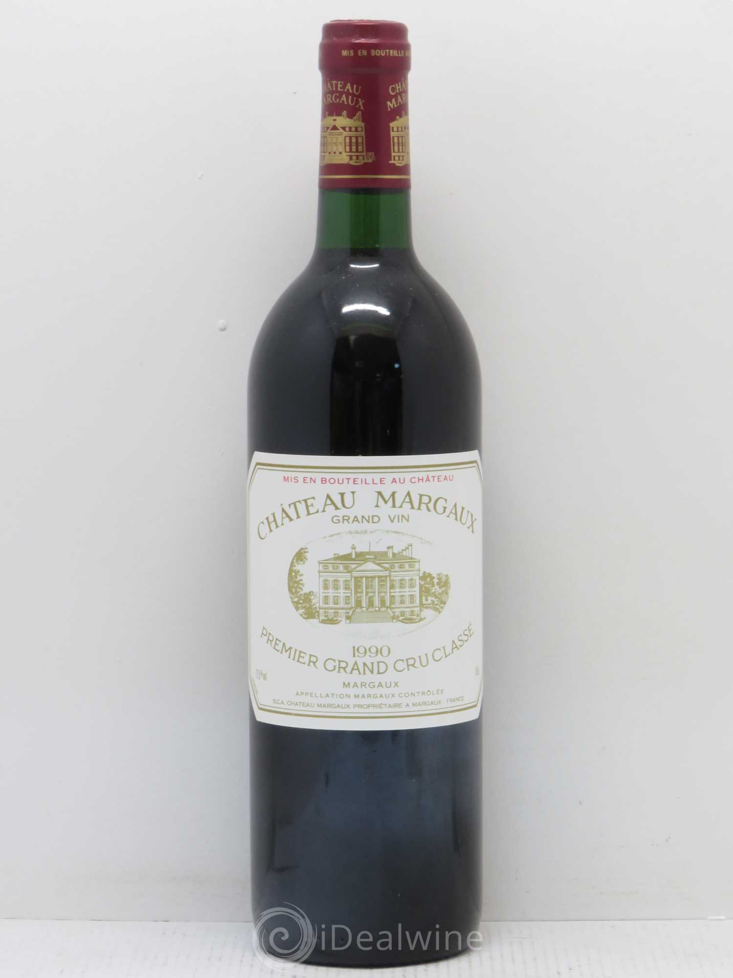 Château Margaux 1er Grand Cru Classé 1990 - Lot de 1 bouteille - 0