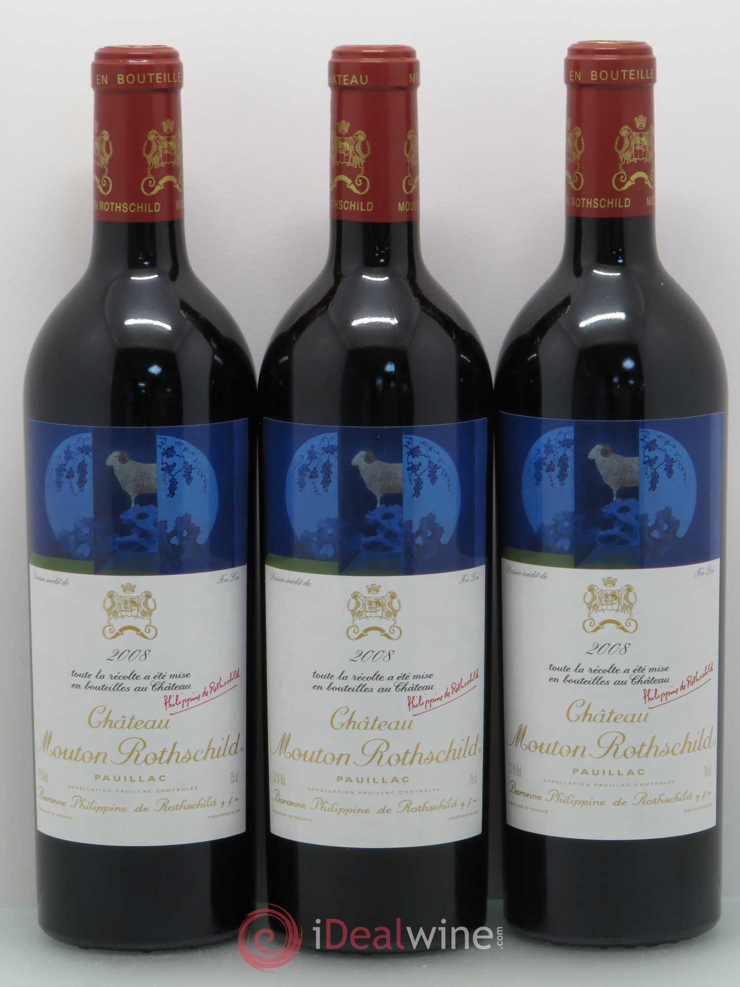 Château Mouton Rothschild 1er Grand Cru Classé 2008 - Lot de 12 bouteilles - 7