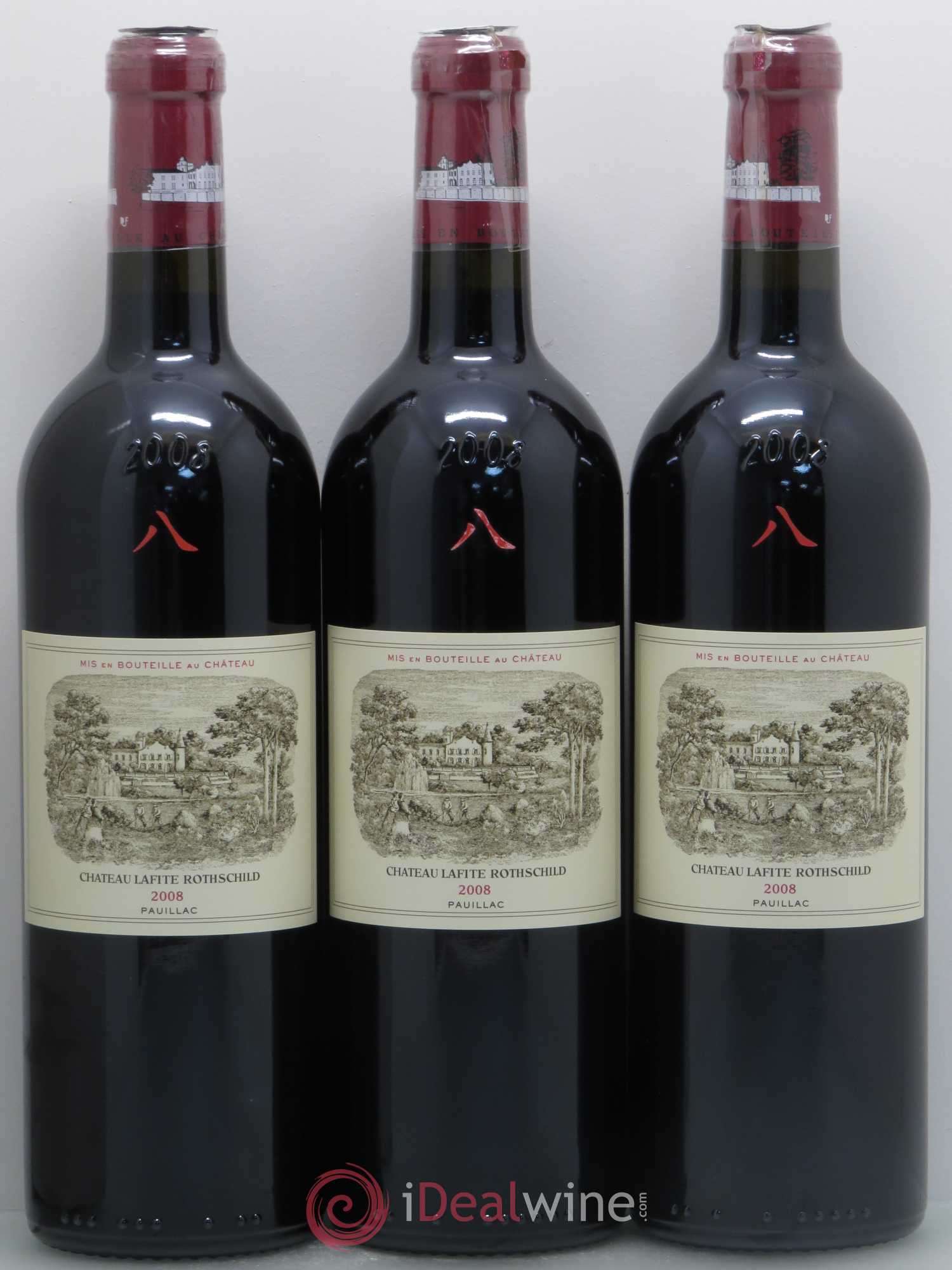 Château Lafite Rothschild 1er Grand Cru Classé 2008 - Lot de 12 bouteilles - 3