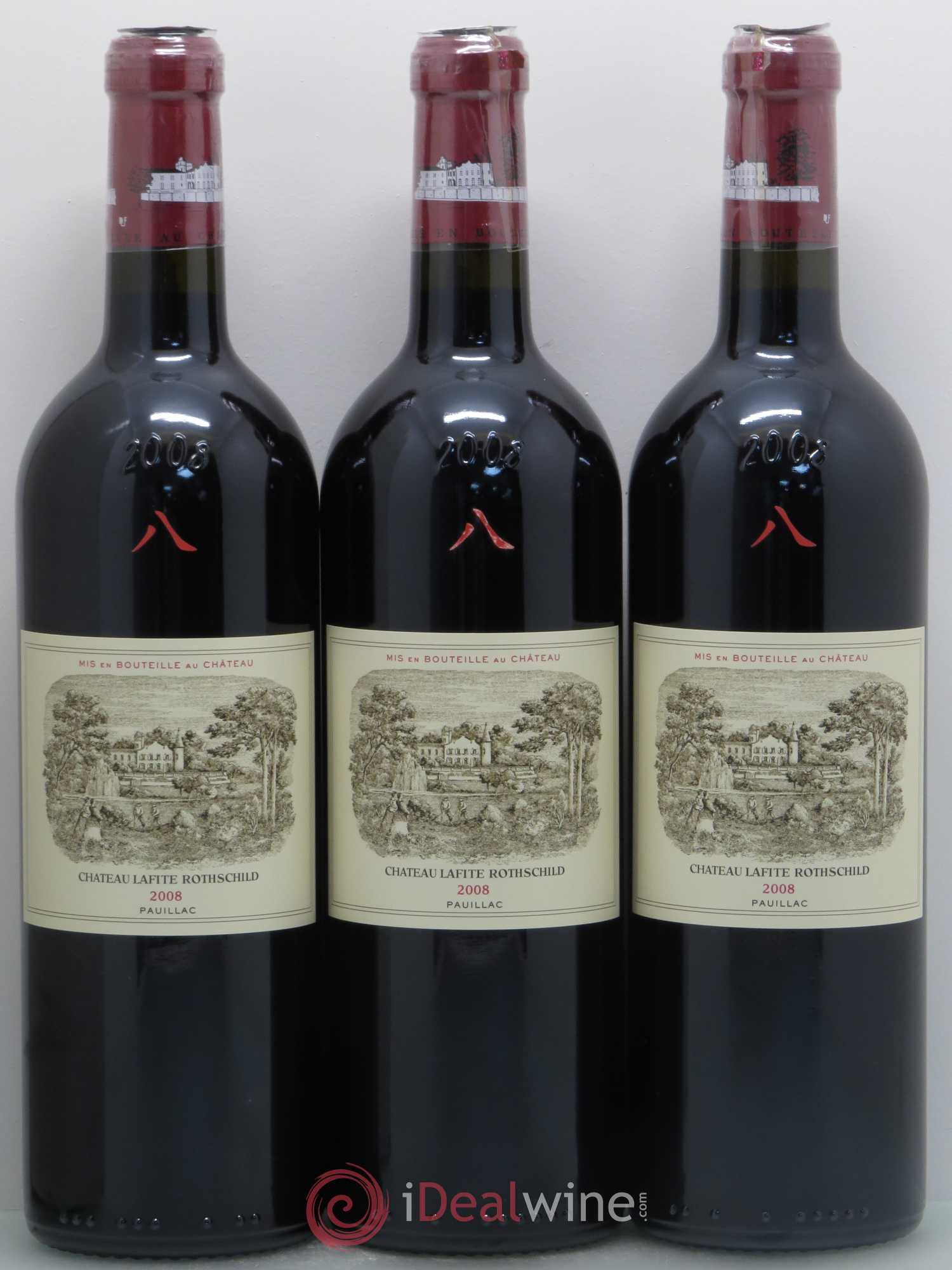 Château Lafite Rothschild 1er Grand Cru Classé 2008 - Lot de 12 bouteilles - 4
