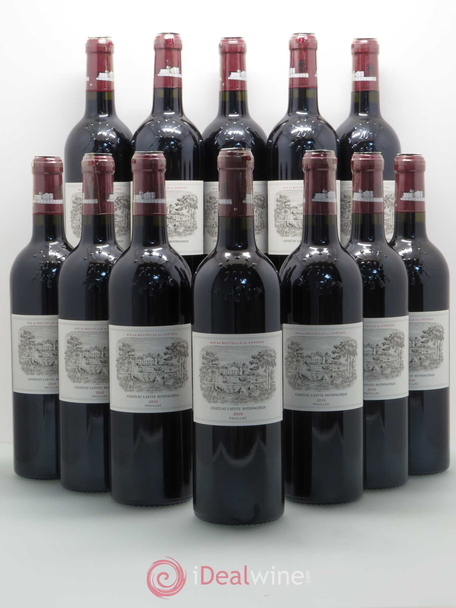 Château Lafite Rothschild 1er Grand Cru Classé 2010 - Lot de 12 bouteilles - 0