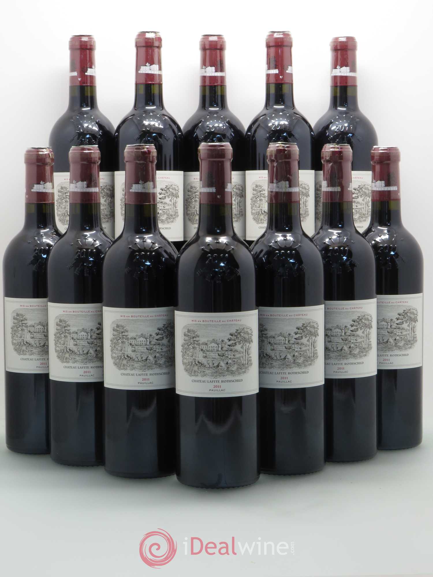 Château Lafite Rothschild 1er Grand Cru Classé 2011 - Lot de 12 bouteilles - 0