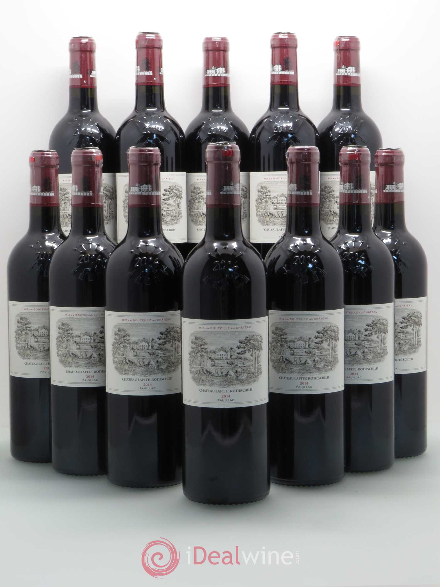 Château Lafite Rothschild 1er Grand Cru Classé 2014 - Lot de 12 bouteilles - 0
