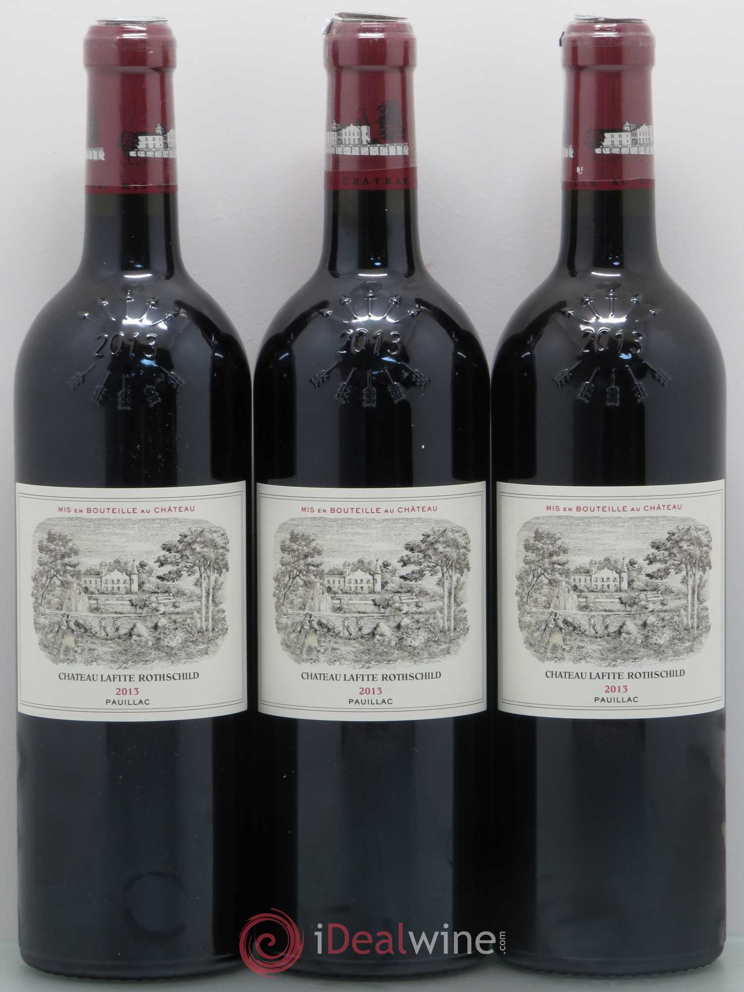 Château Lafite Rothschild 1er Grand Cru Classé 2013 - Lot de 3 bouteilles - 0
