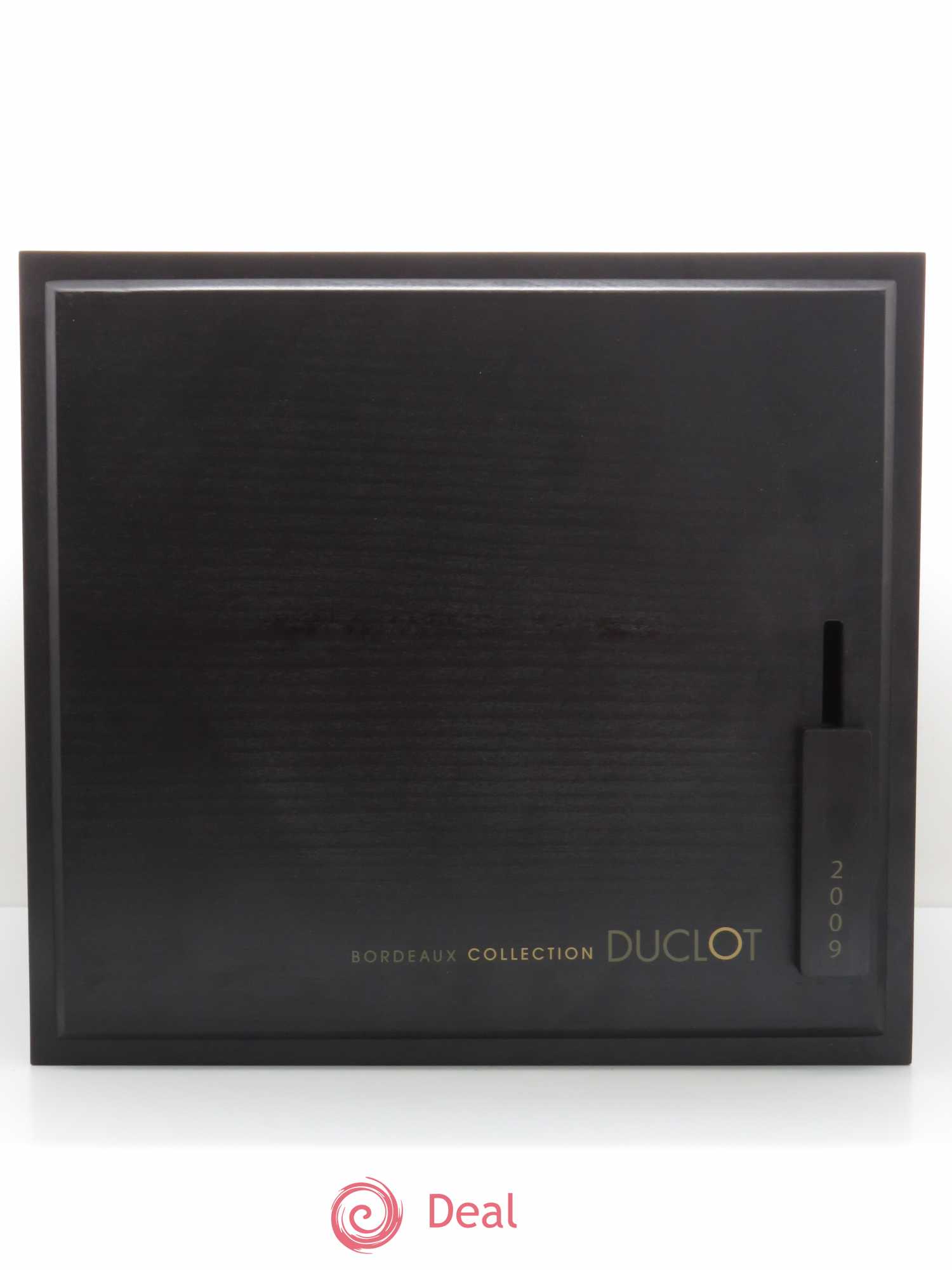 Caisse Collection Duclot 2009 (1 Petrus 1 Cheval 1 Mission Haut Brion 1 Haut Brion 1 Margaux 1 Lafite Rothschild 1 Latour 1 Yquem 1 Mouton Rothschild) 2009 - Lot de 1 bouteille - 1