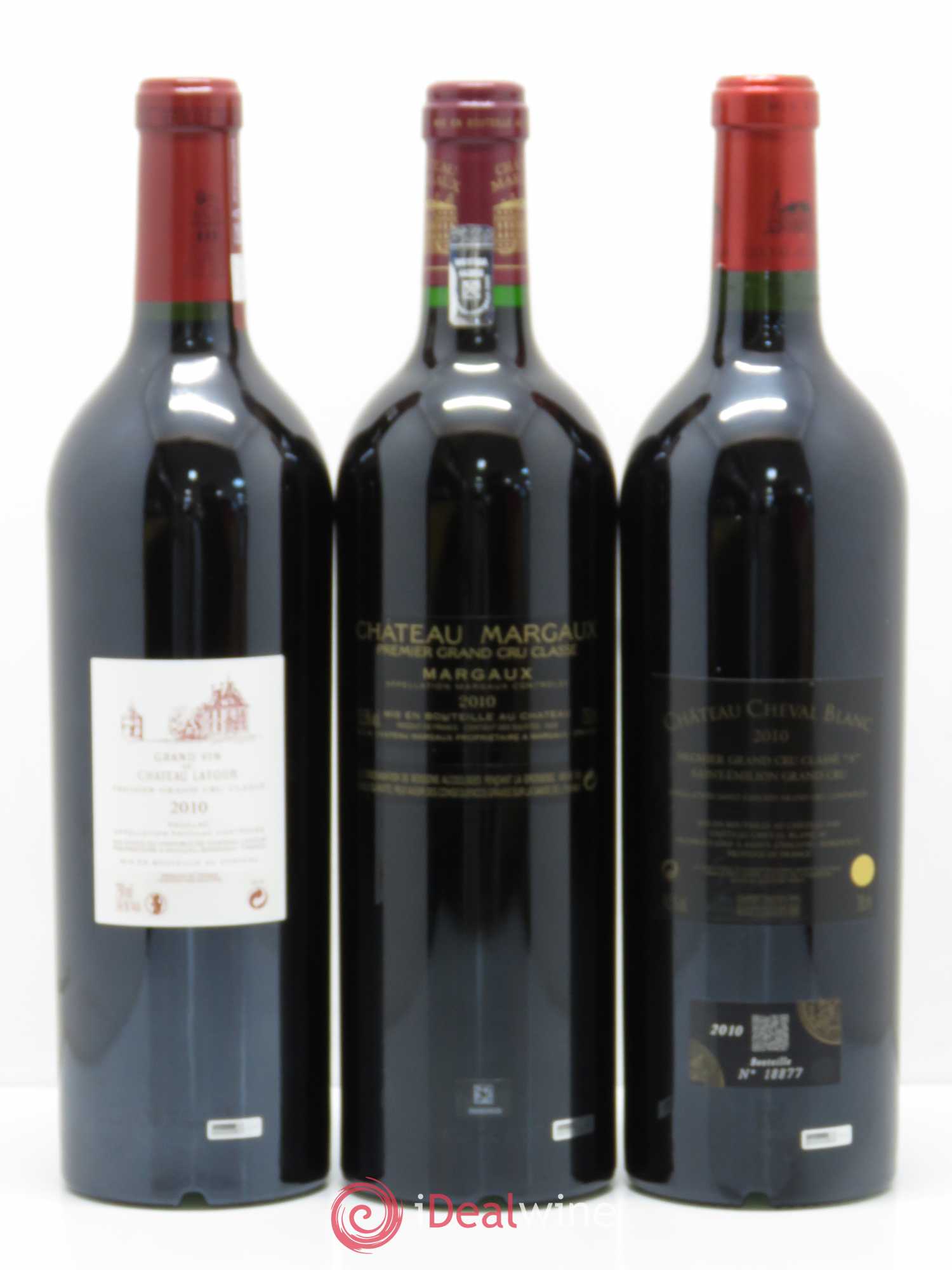 Caisse Collection Duclot (1 Petrus 1 Cheval 1 Mission Haut Brion 1 Haut Brion 1 Margaux 1 Lafite Rothschild 1 Latour 1 Yquem 1 Mouton Rothschild) 2010 - Posten von 1 Flasche - 4