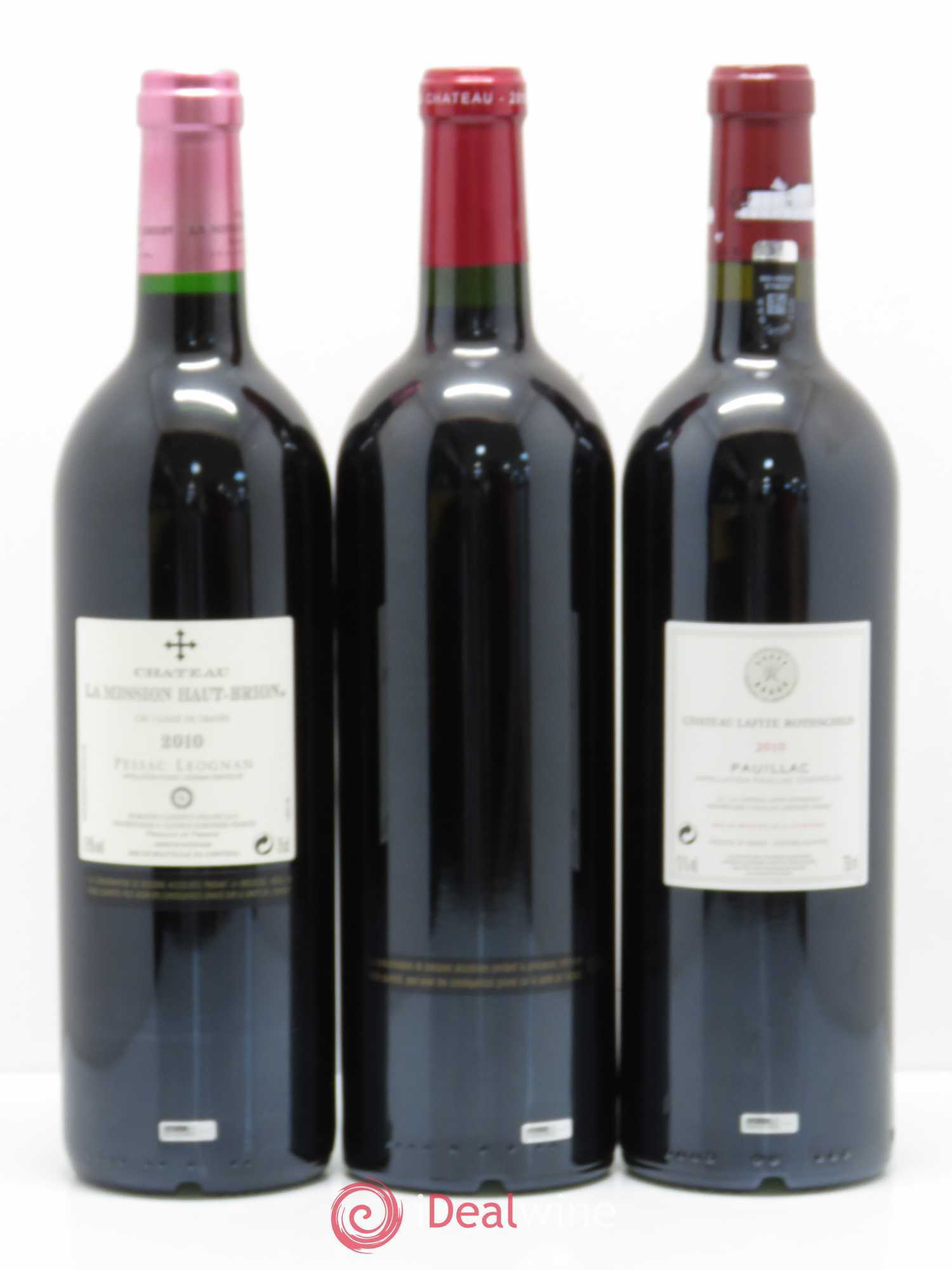 Caisse Collection Duclot (1 Petrus 1 Cheval 1 Mission Haut Brion 1 Haut Brion 1 Margaux 1 Lafite Rothschild 1 Latour 1 Yquem 1 Mouton Rothschild) 2010 - Posten von 1 Flasche - 7